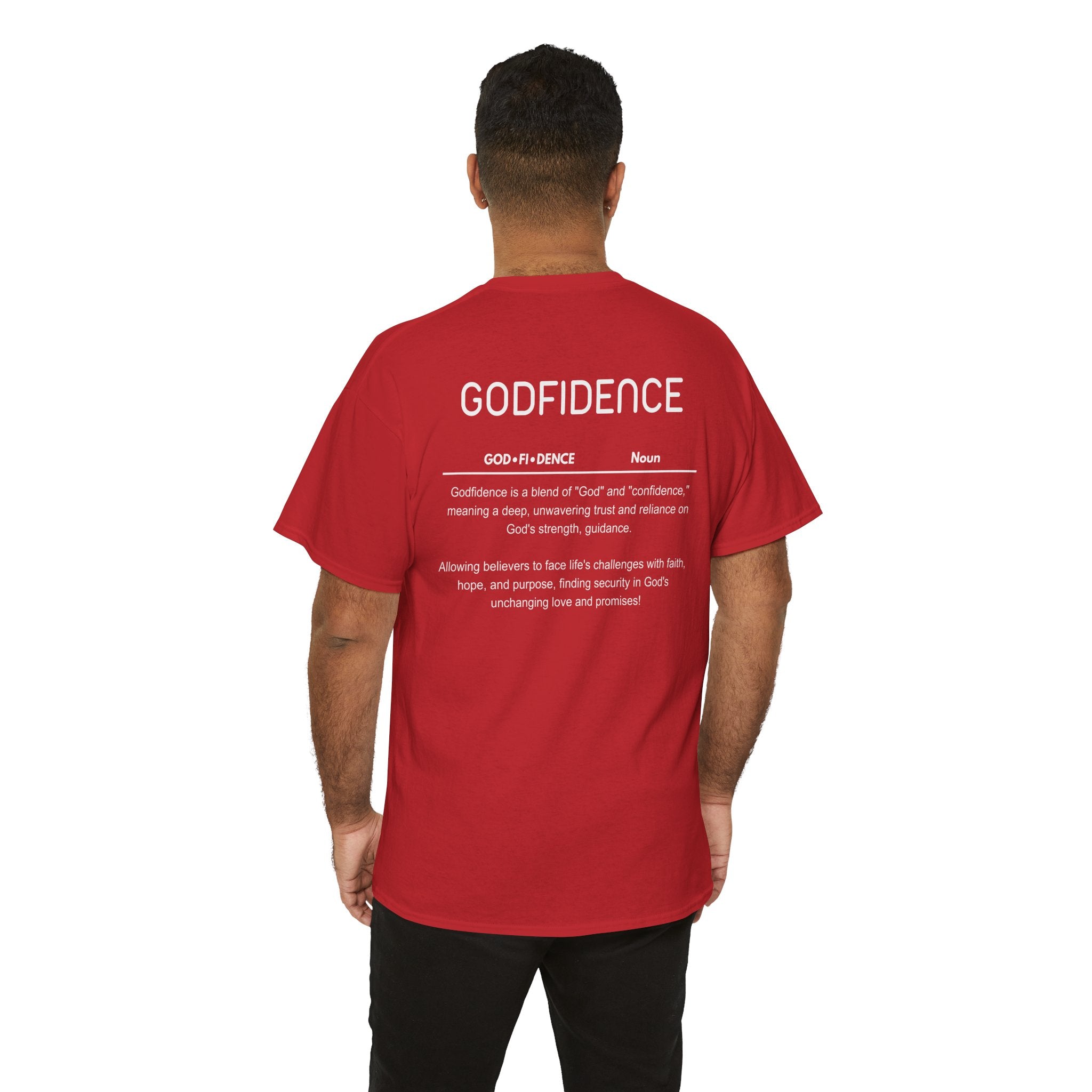 Godfidence definition tee | Christian faith shirt, faith-based typography