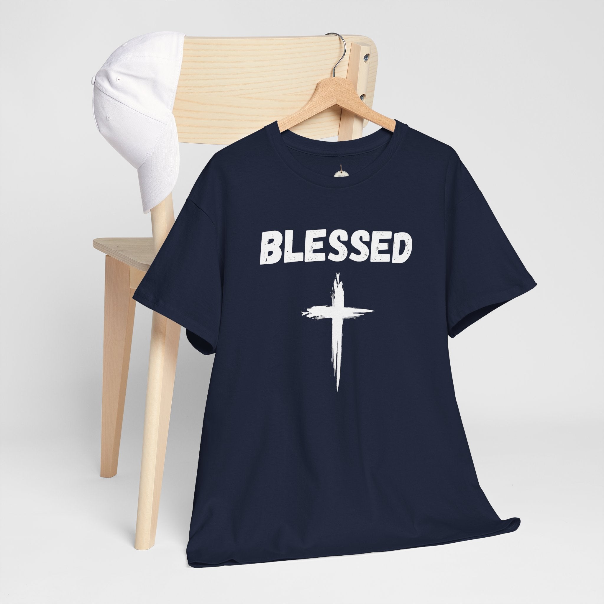Blessed Cross T-Shirt — Christian Faith Tee