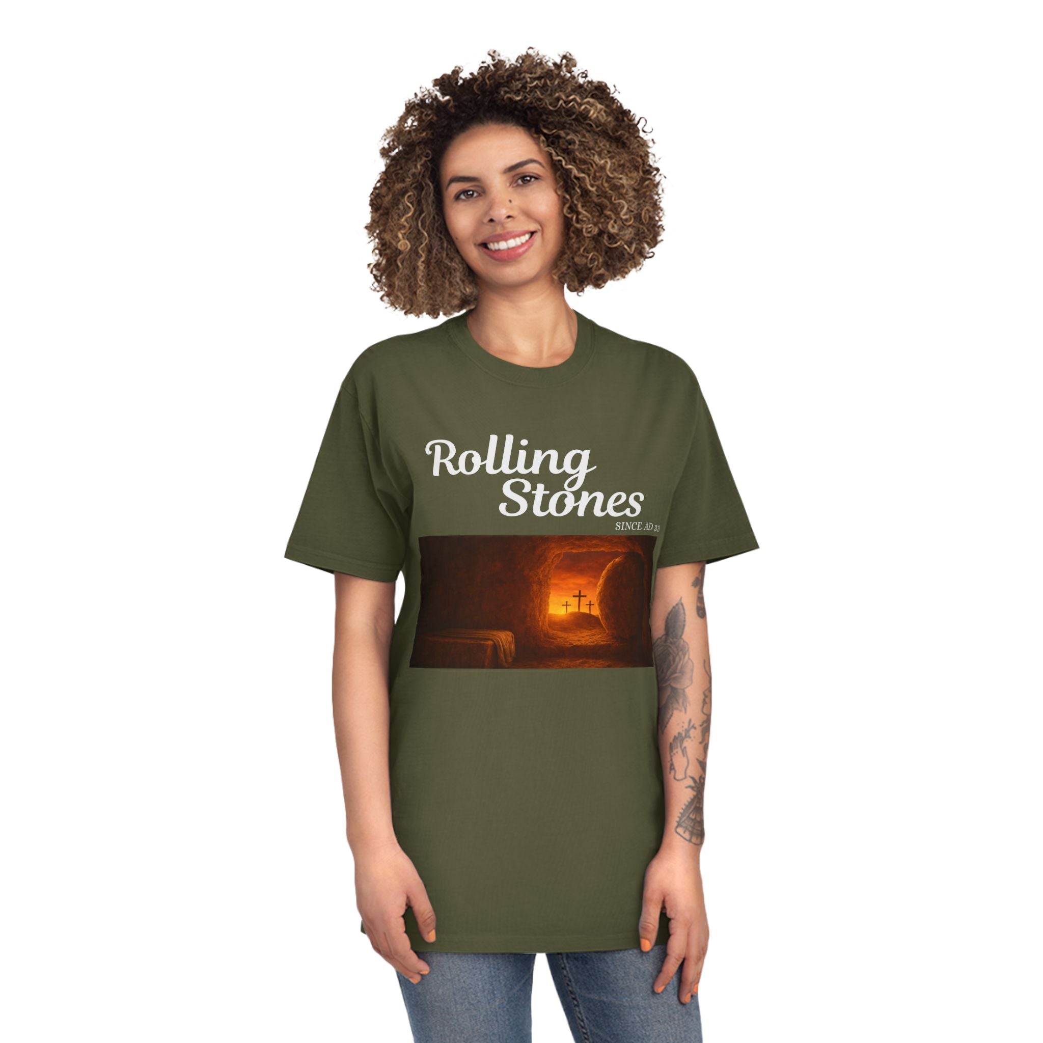Rolling Stones Vintage Faded Easter Tee — Resurrection Shirt