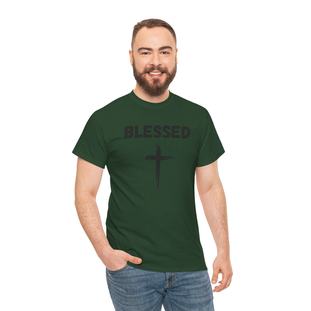 Blessed Cross T-Shirt — Christian Faith Tee