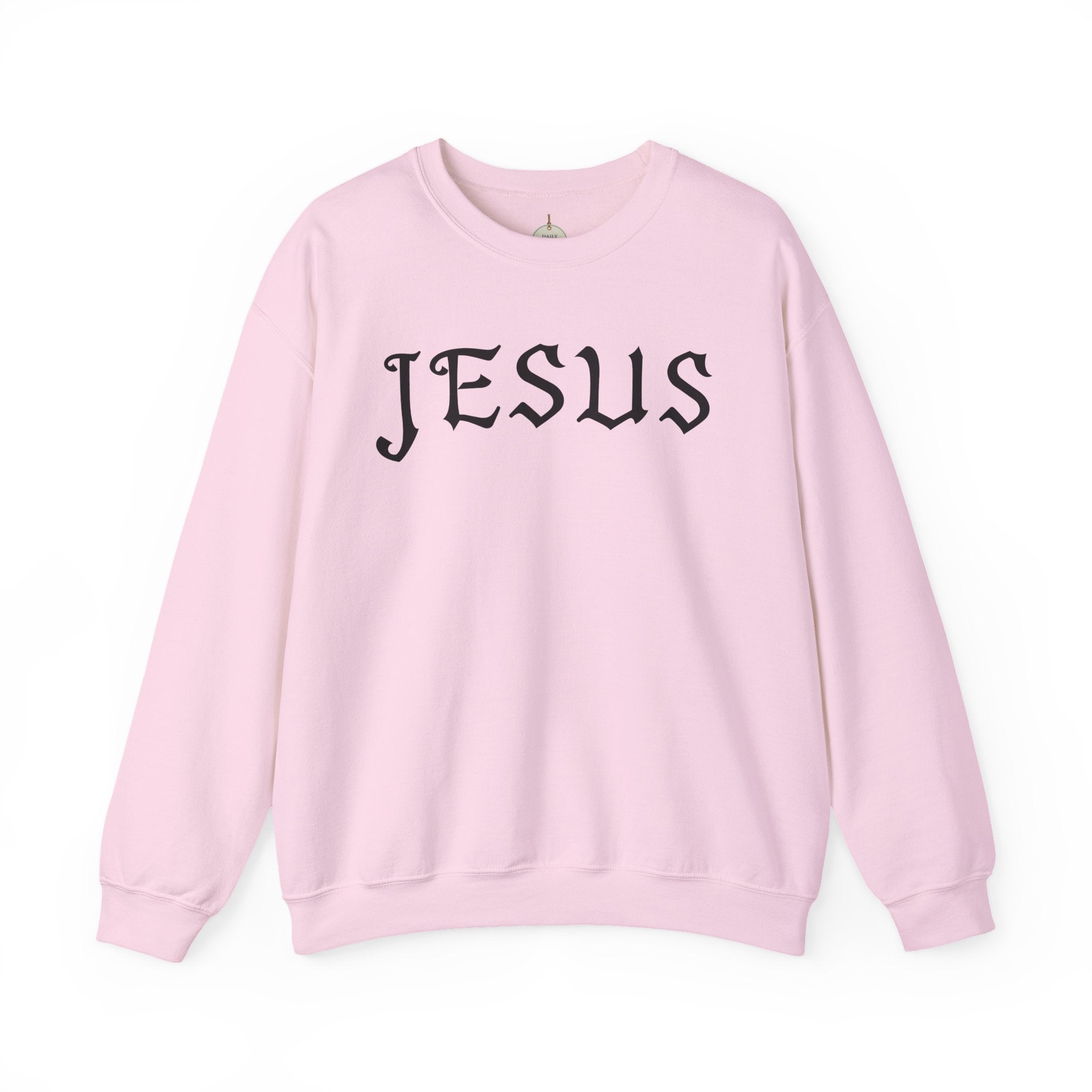 Jesus Crewneck Sweatshirt — Minimal Christian Faith Pullover