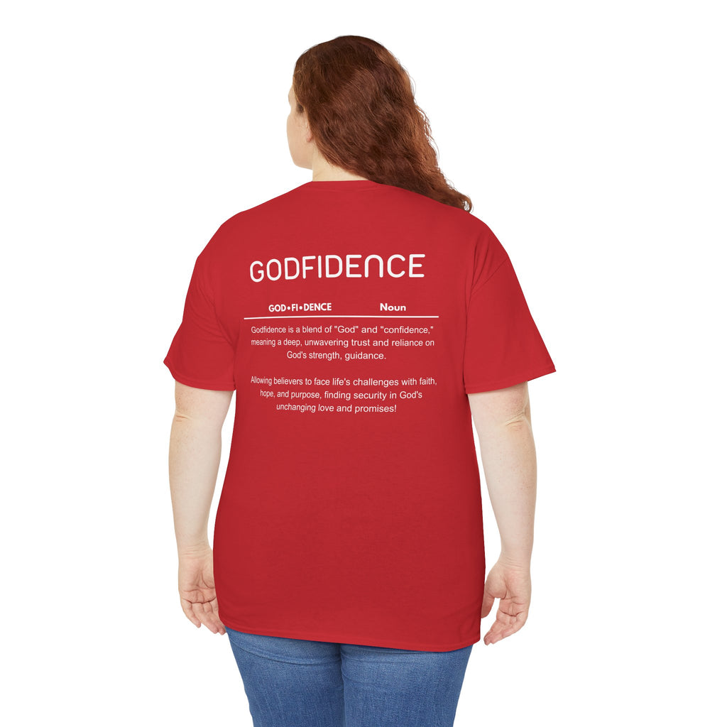Godfidence definition tee | Christian faith shirt, faith-based typography