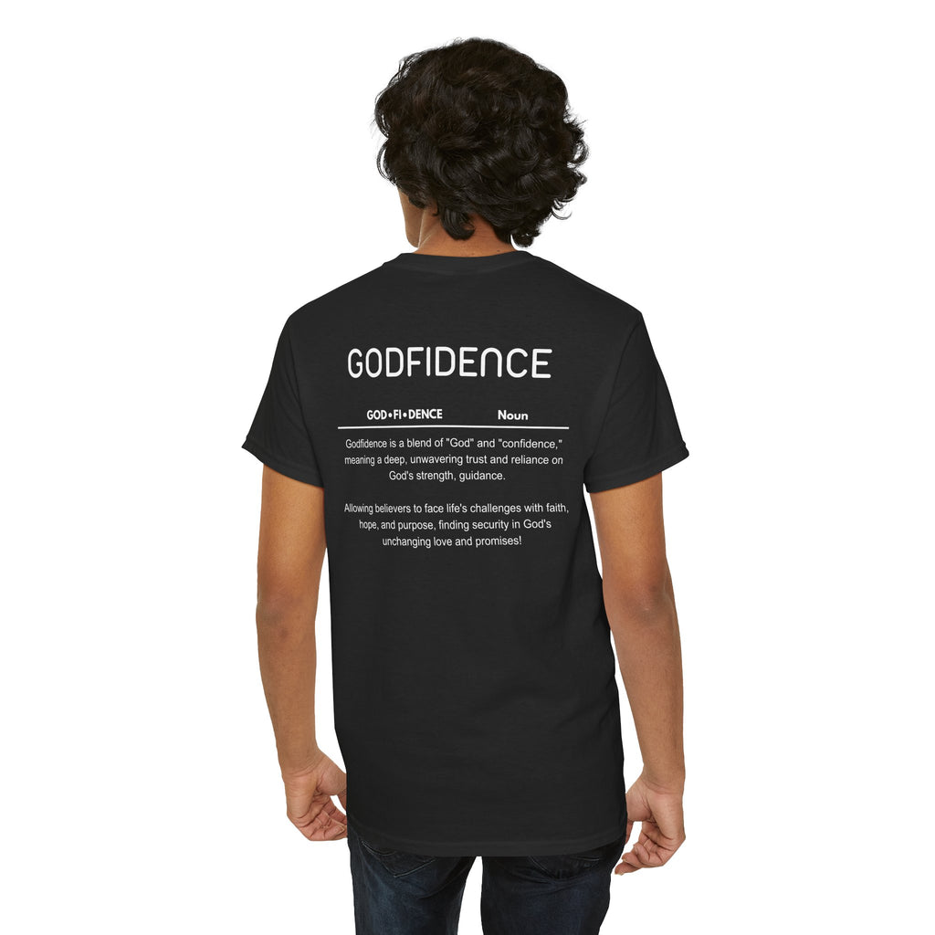 Godfidence definition tee | Christian faith shirt, faith-based typography