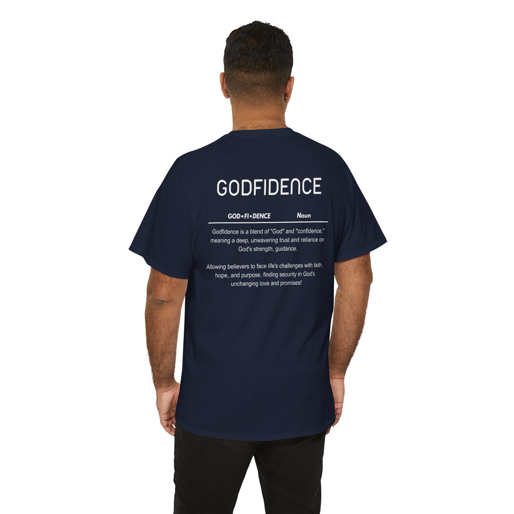Godfidence definition tee | Christian faith shirt, faith-based typography
