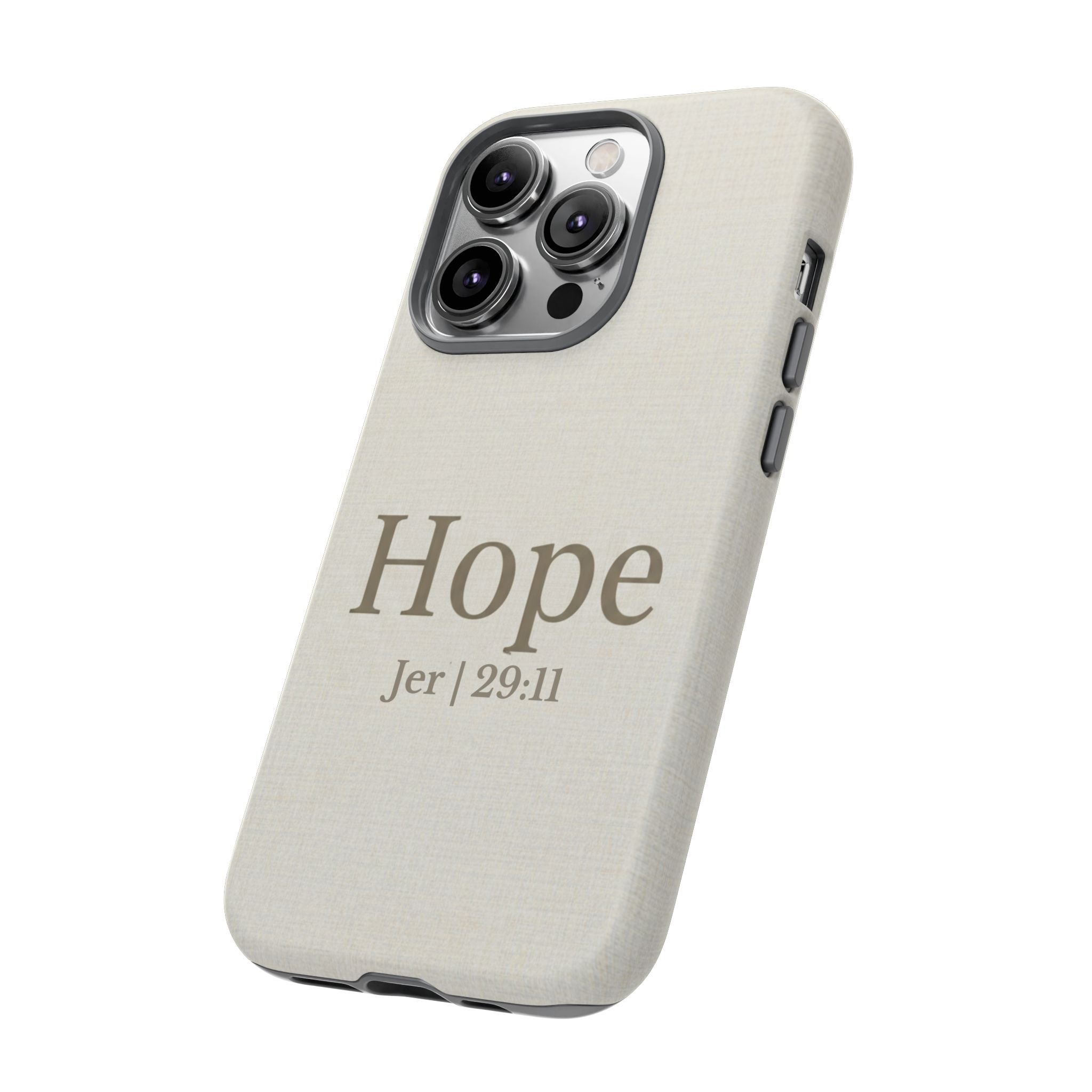 Hope (Jeremiah 29:11) Phone Case — Minimalist Christian Inspirational Cover