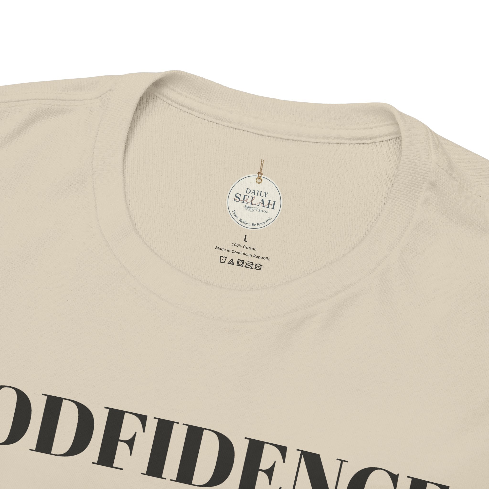 Godfidence definition tee | Christian faith shirt, faith-based typography