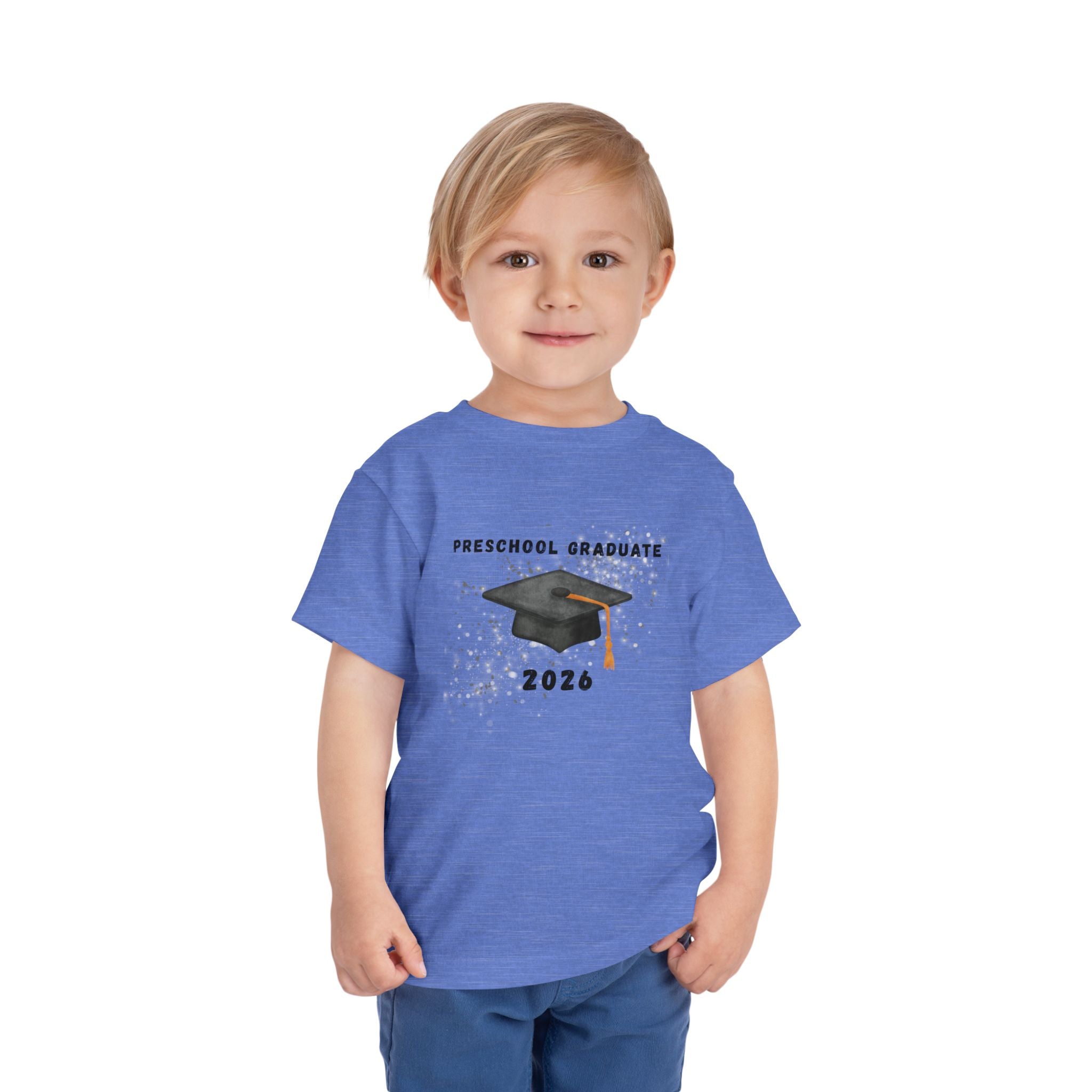 Preschool Graduate 2026 Toddler Tee - Graduation Cap Celebration Shirt