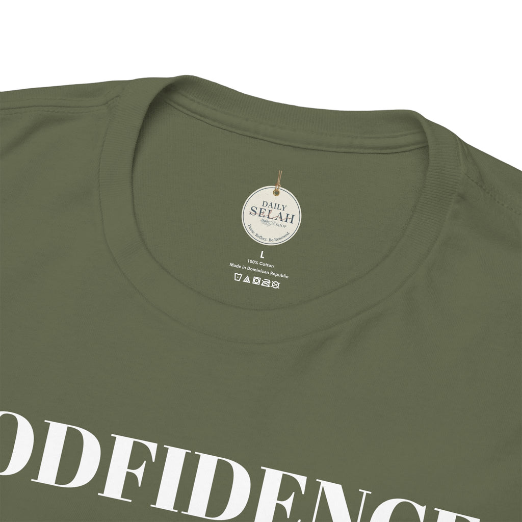 Godfidence definition tee | Christian faith shirt, faith-based typography