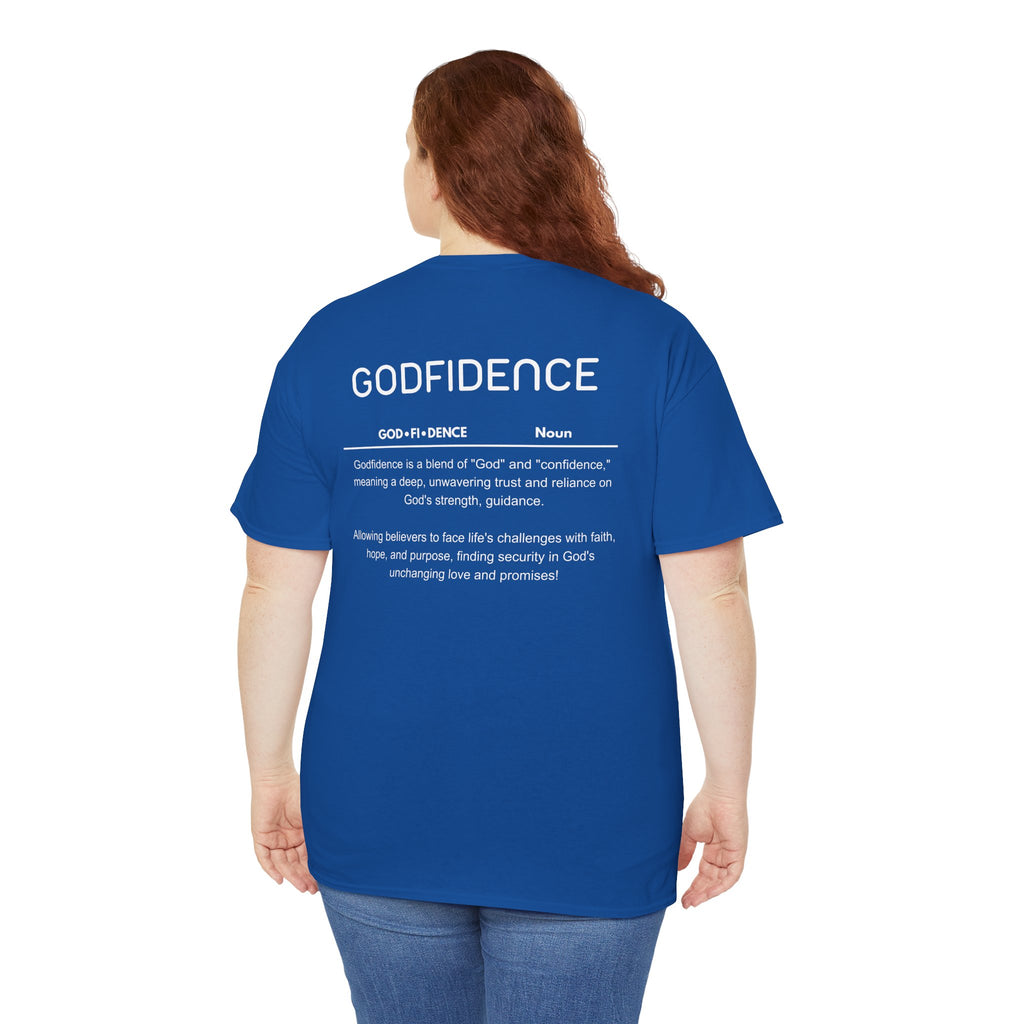Godfidence definition tee | Christian faith shirt, faith-based typography