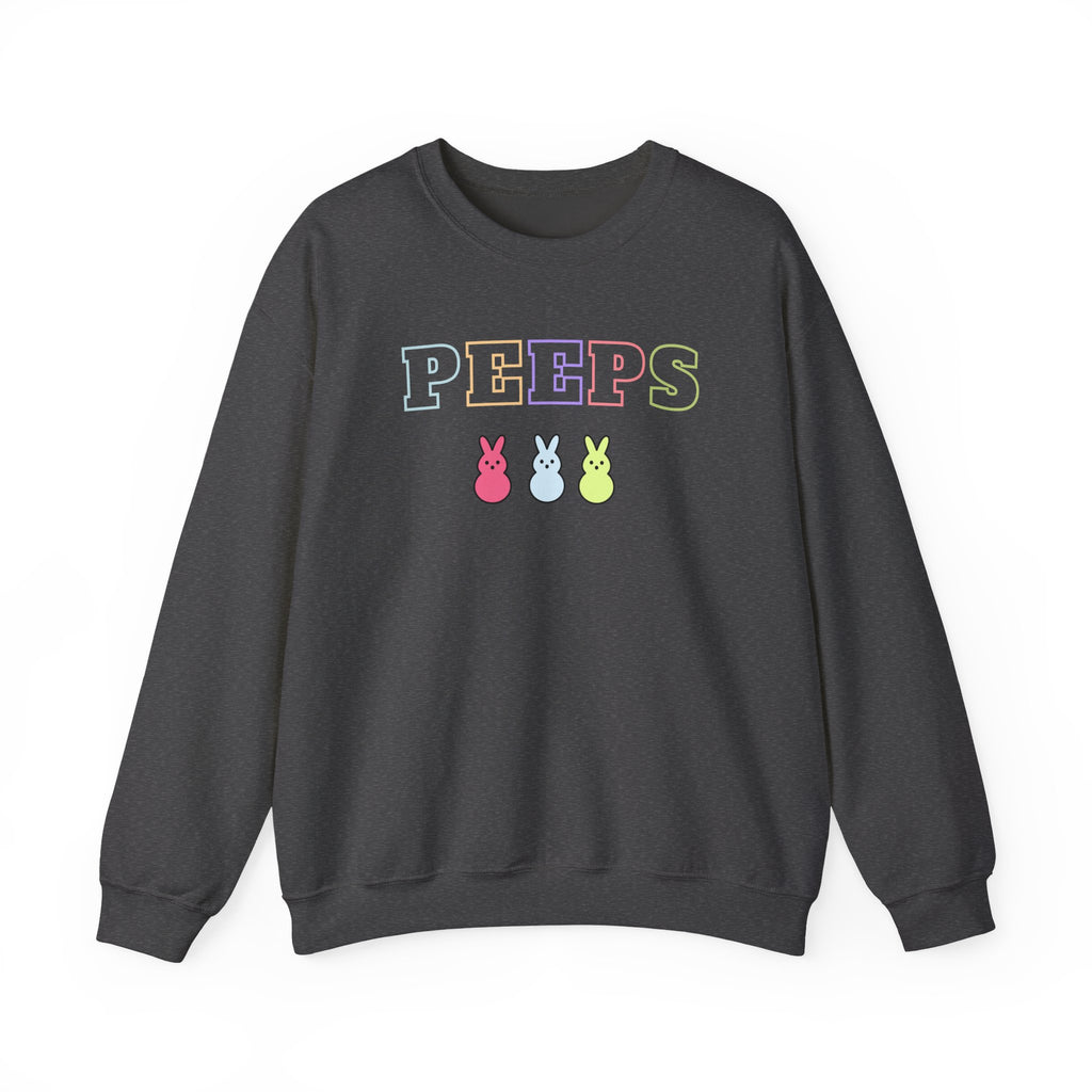 Peeps Easter Crewneck Sweatshirt — Pastel Bunny Candy Graphic