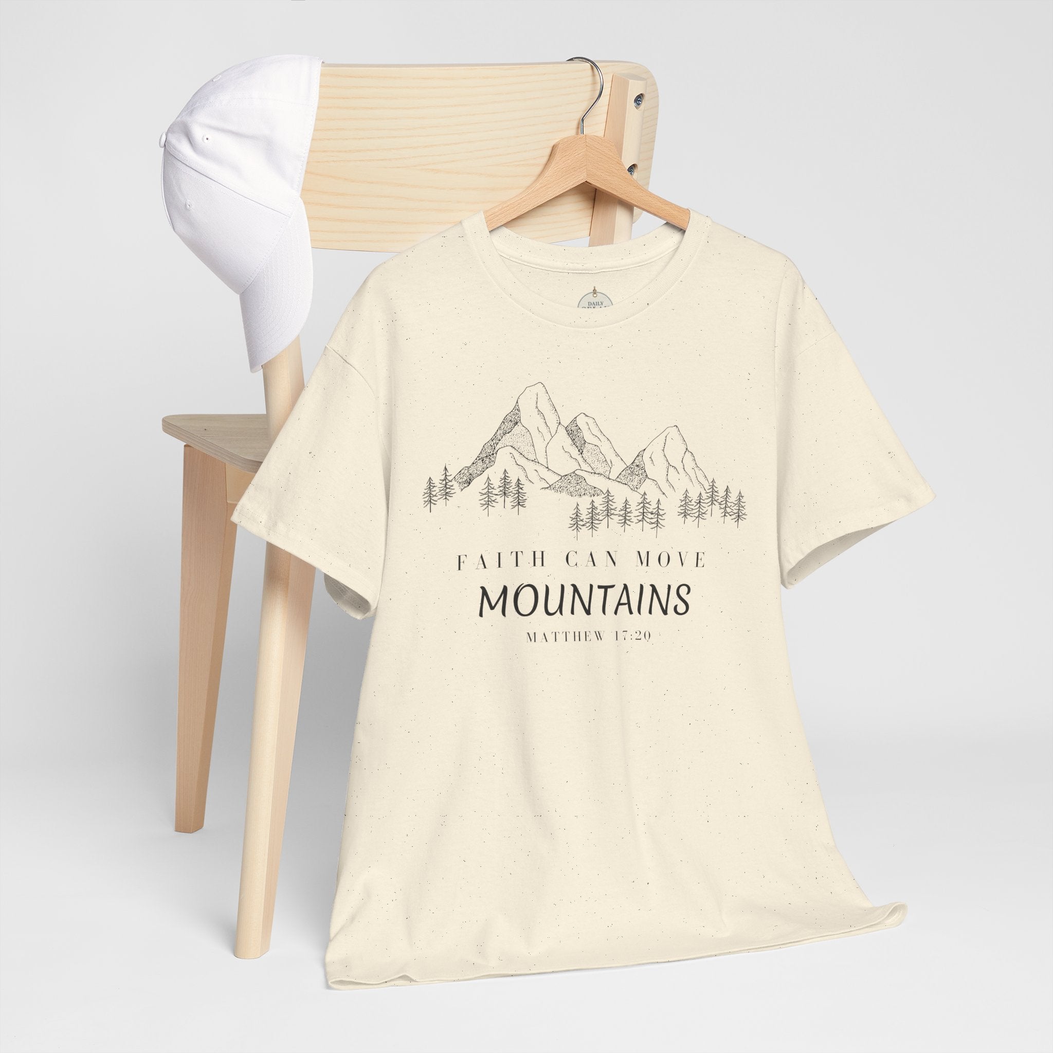 Faith Can Move Mountains T-Shirt | Christian Women's Tee
