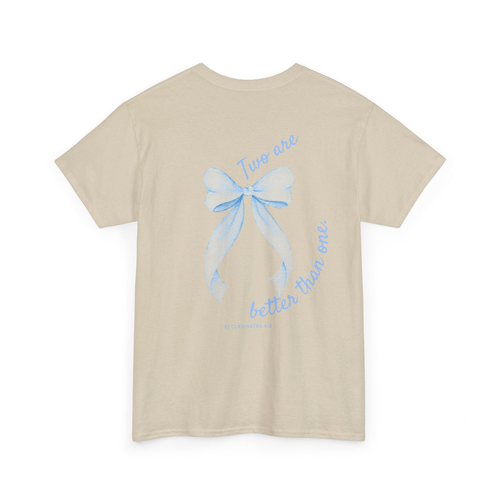 "Christian Bride Shirt | Two Are Better Than One | Ecclesiastes 4:9 | Bride to Be | Faith Wedding Gift | Bridal Shower Shirt"