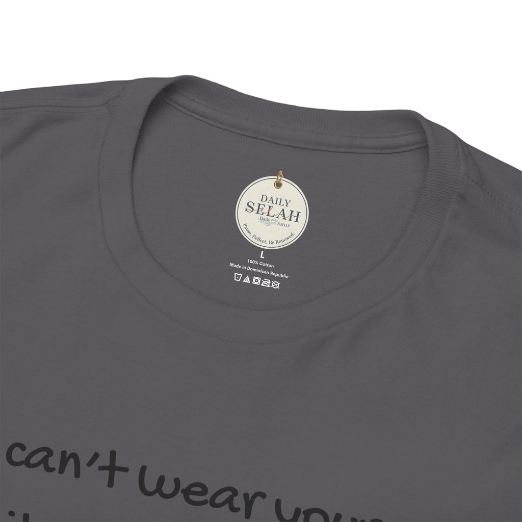 Inspirational Quote Tee — "You can't wear your old identity and walk in your new one." 2 Cor 5:17