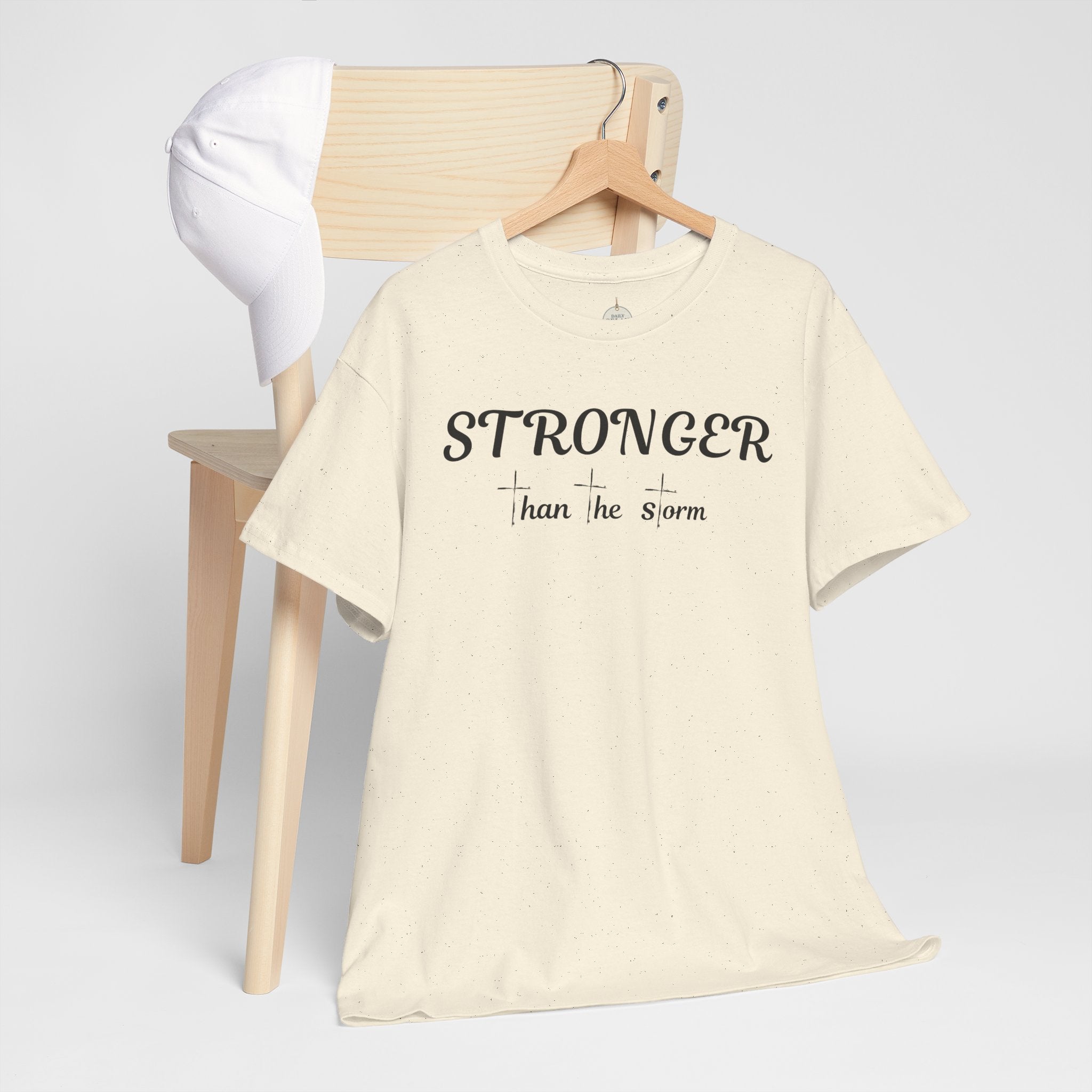 Stronger Than the Storm Tee — Inspirational Motivational T-Shirt