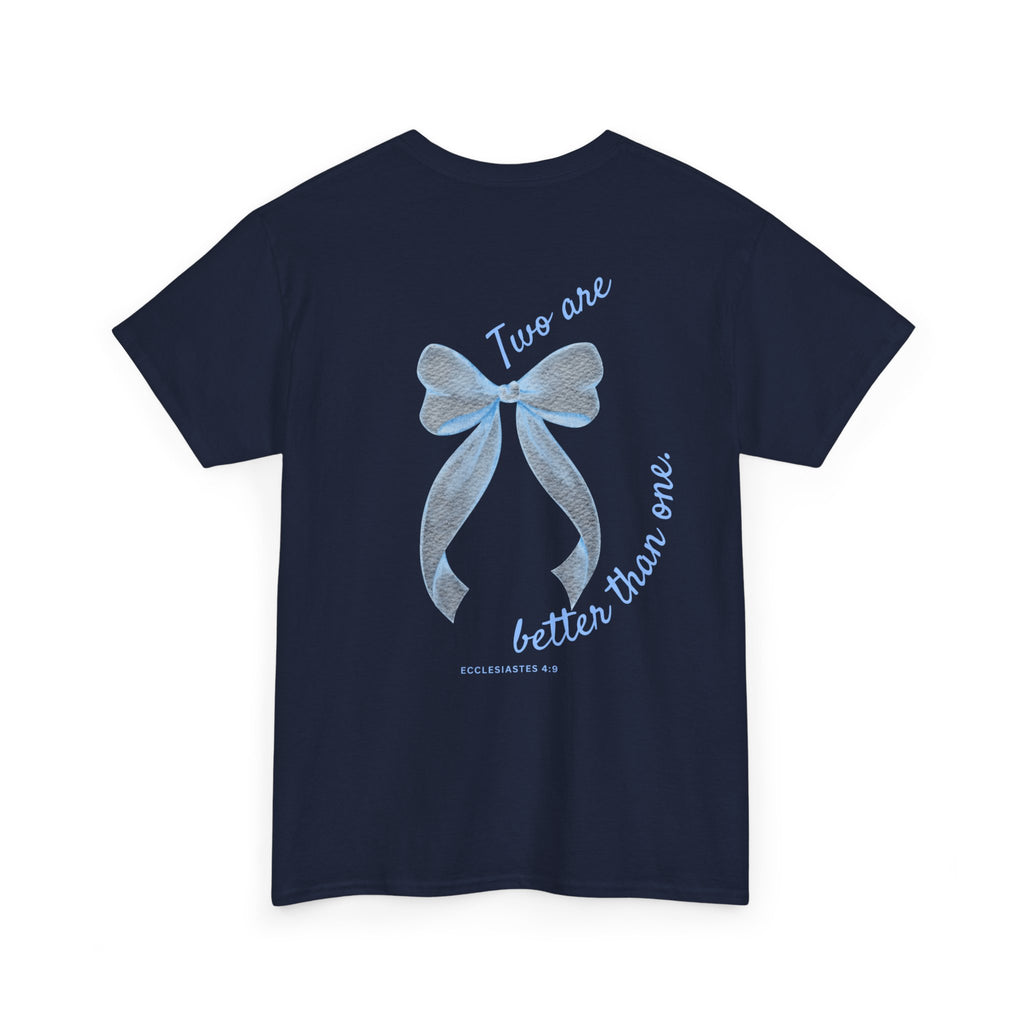 "Christian Bride Shirt | Two Are Better Than One | Ecclesiastes 4:9 | Bride to Be | Faith Wedding Gift | Bridal Shower Shirt"