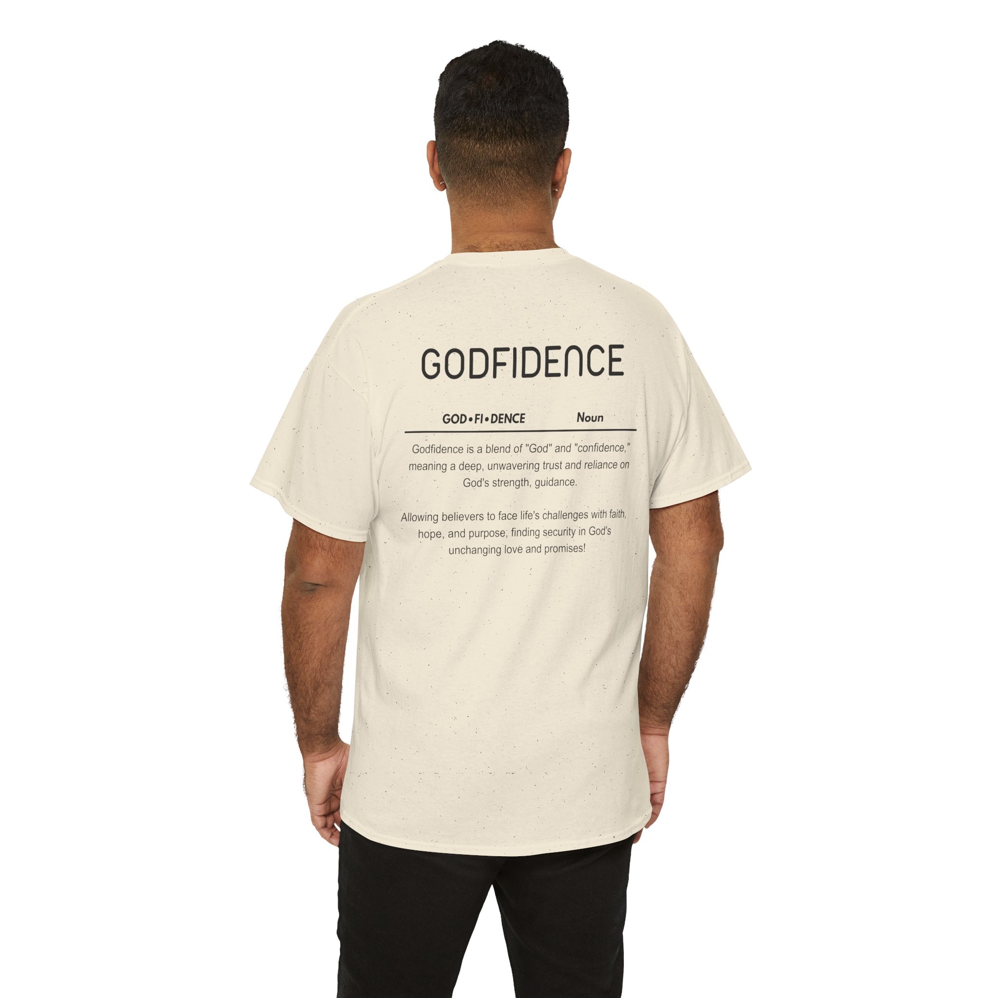 Godfidence definition tee | Christian faith shirt, faith-based typography