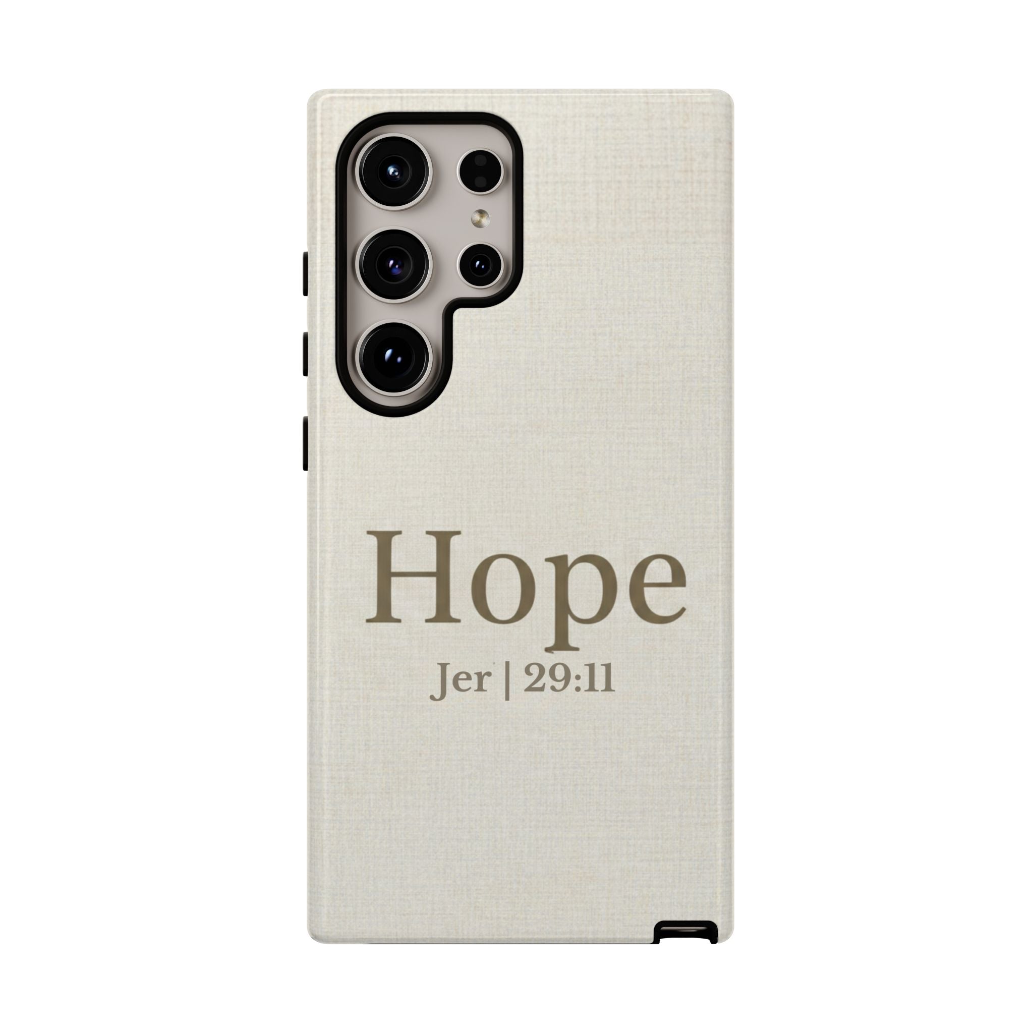 Hope (Jeremiah 29:11) Phone Case — Minimalist Christian Inspirational Cover