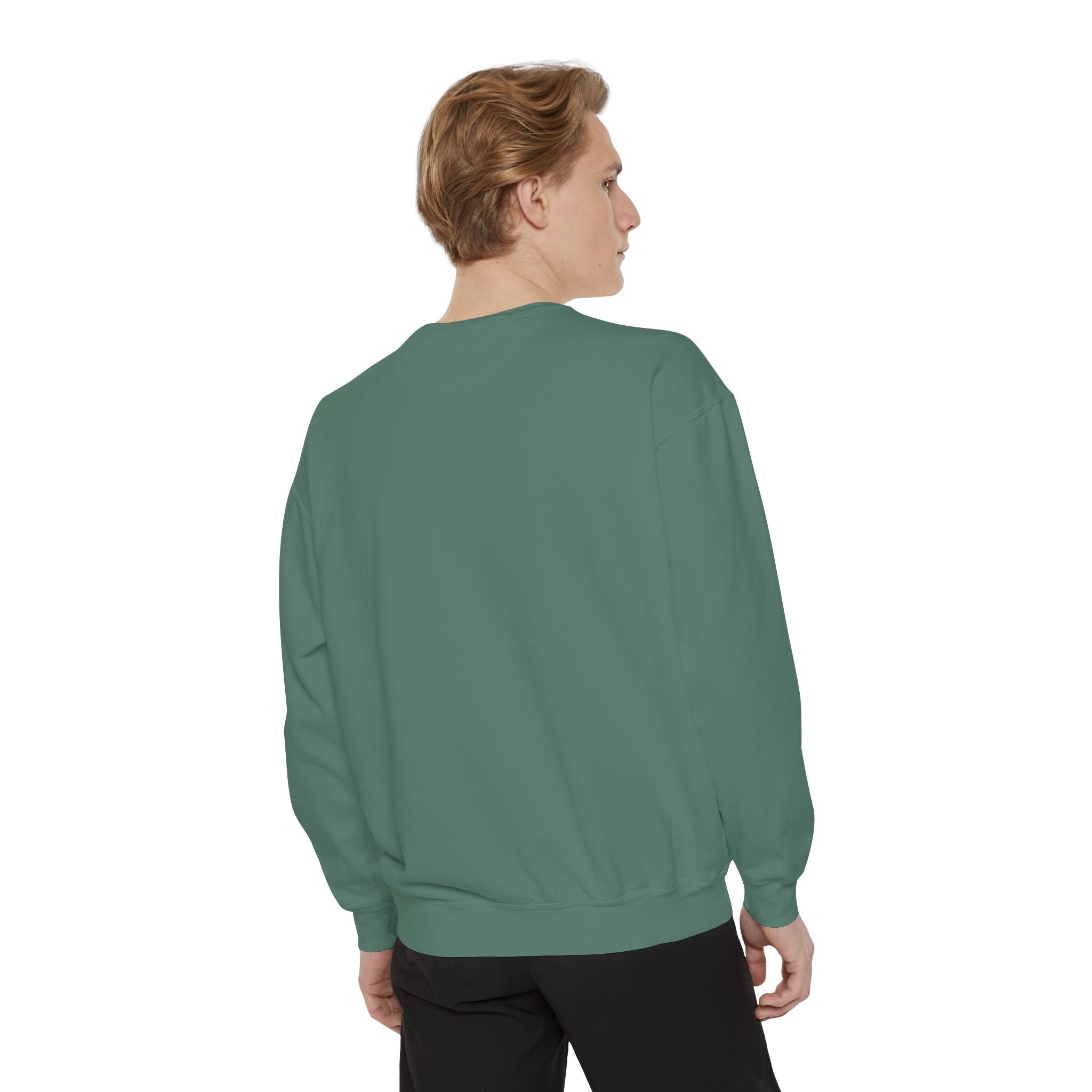 Shamrock Patchwork Sweatshirt — St. Patrick’s Day Green Clover Crewneck