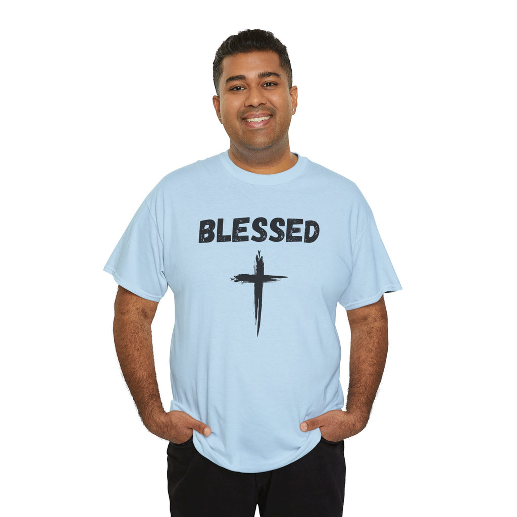 Blessed Cross T-Shirt — Christian Faith Tee