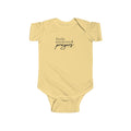 Infant Bodysuit "Little Answered Prayers" – Baby Onesie, Religious Newborn Gift