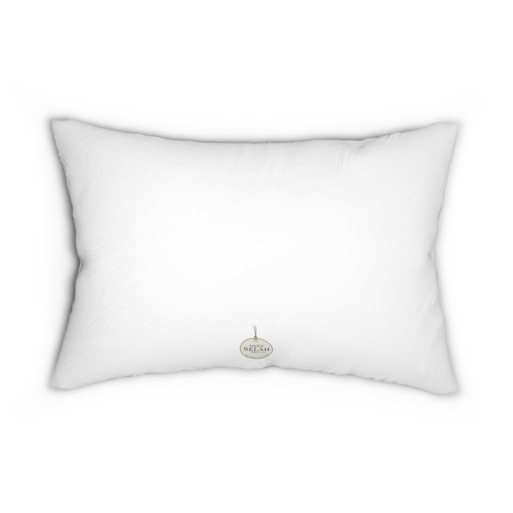 Pause Lumbar Pillow — Minimalist Decorative Cushion for Relaxation