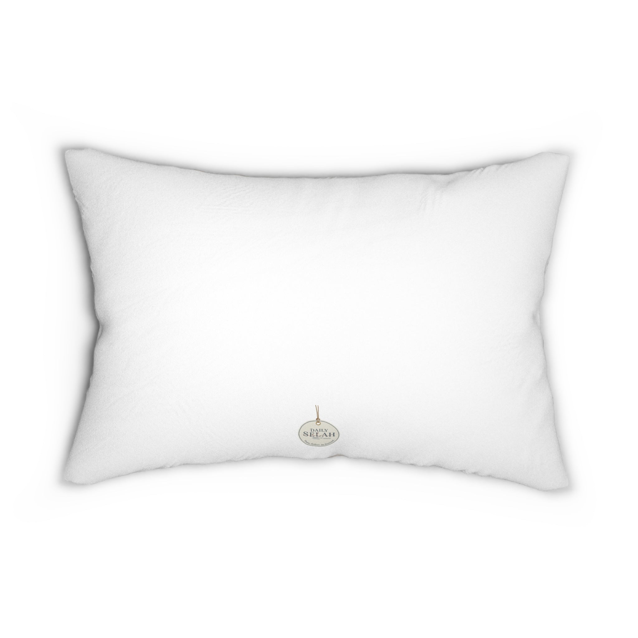Pause Lumbar Pillow — Minimalist Decorative Cushion for Relaxation