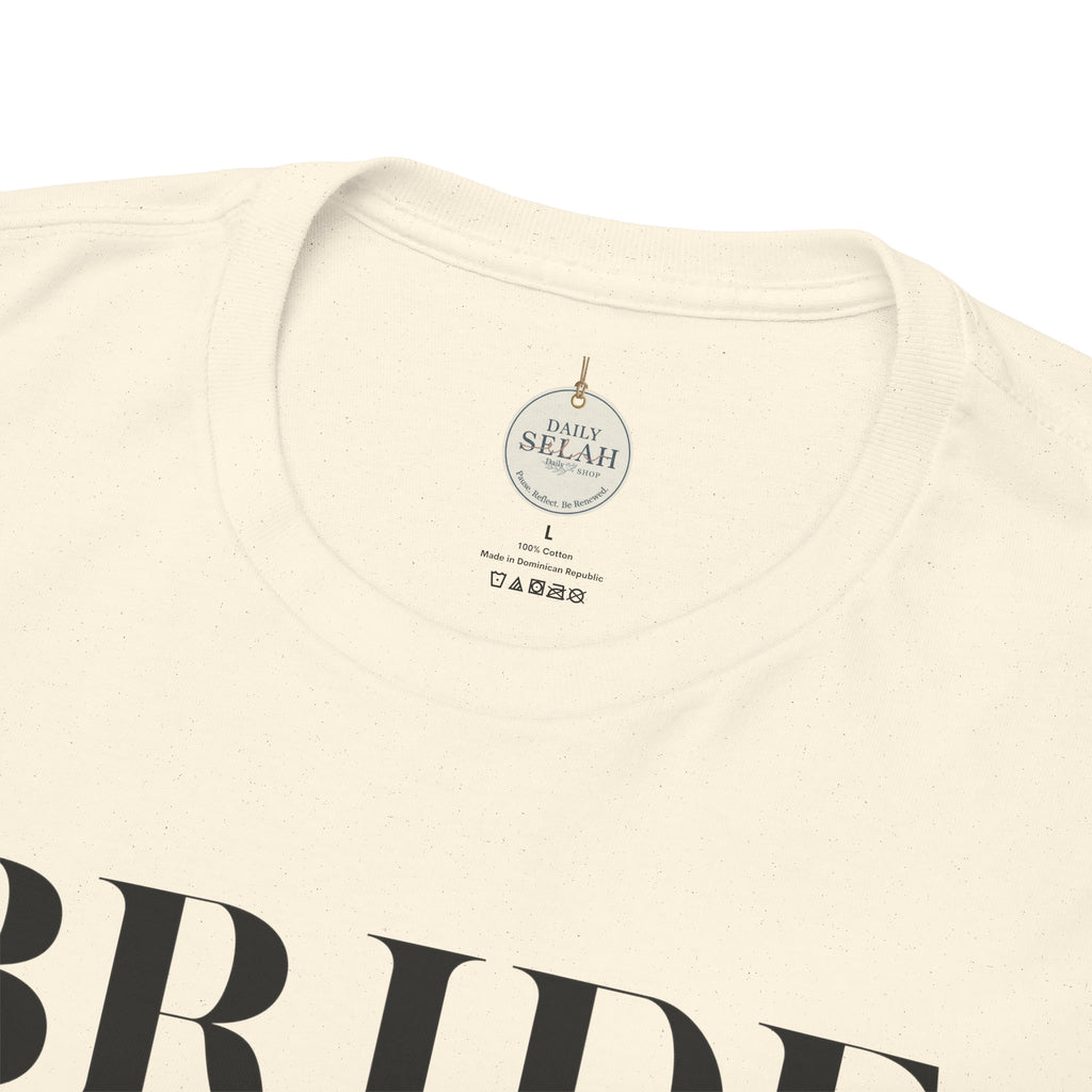 Bride T-Shirt — "We Found a Good Thing" Wedding Rings Tee - Christian - Personalized