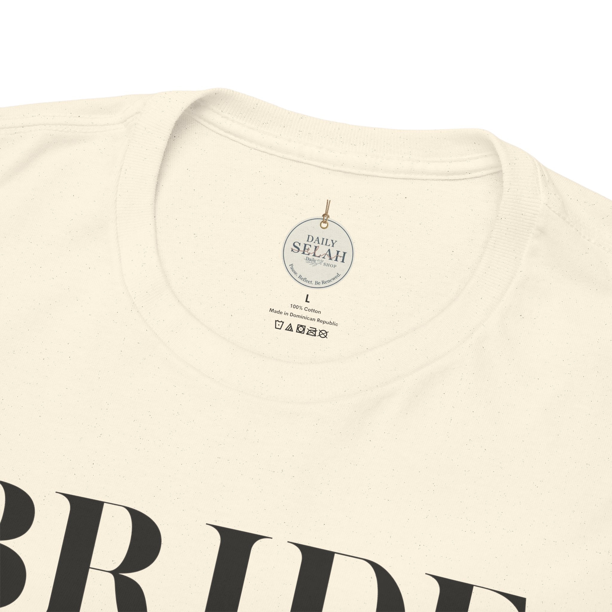 Bride T-Shirt — "We Found a Good Thing" Wedding Rings Tee - Christian - Personalized