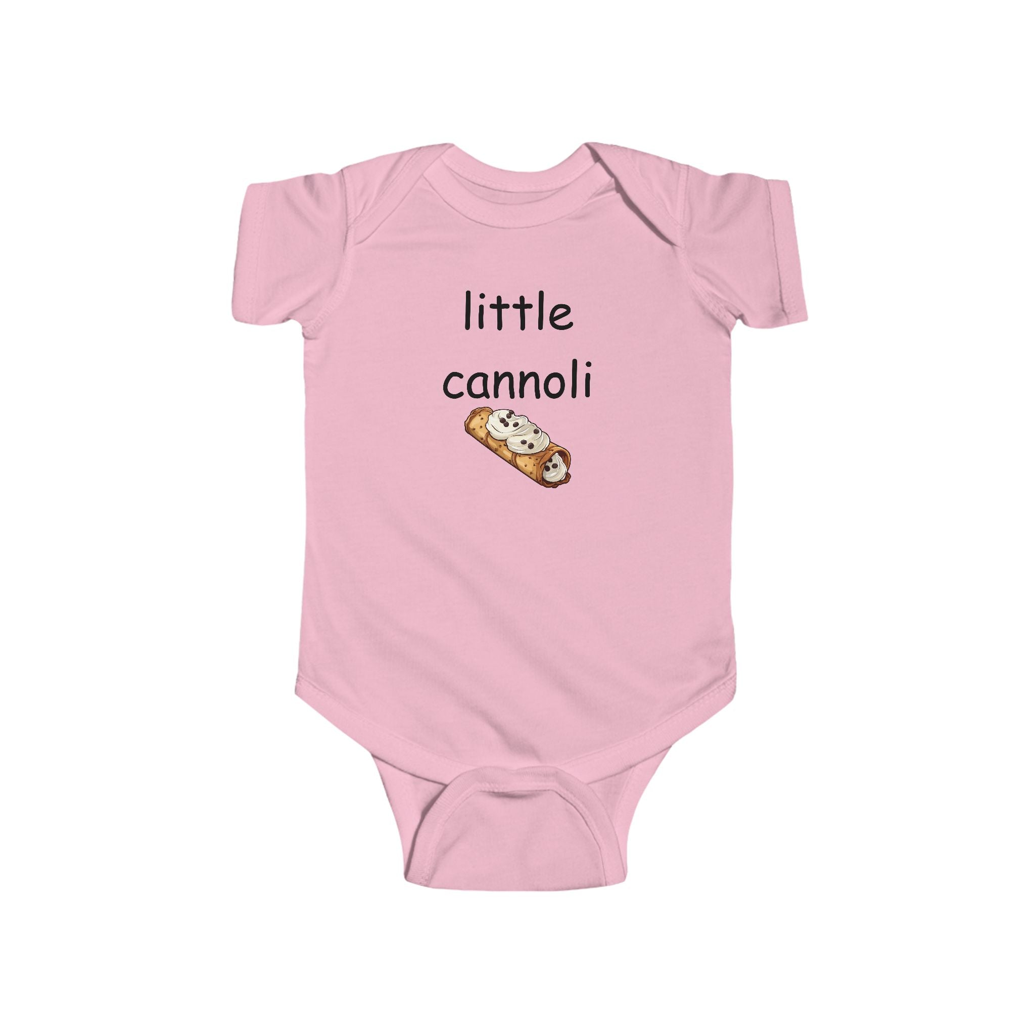 Infant Bodysuit - "Little Cannoli" Cute Italian Dessert Baby Onesie
