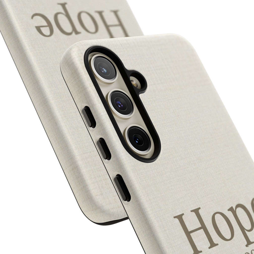 Hope (Jeremiah 29:11) Phone Case — Minimalist Christian Inspirational Cover
