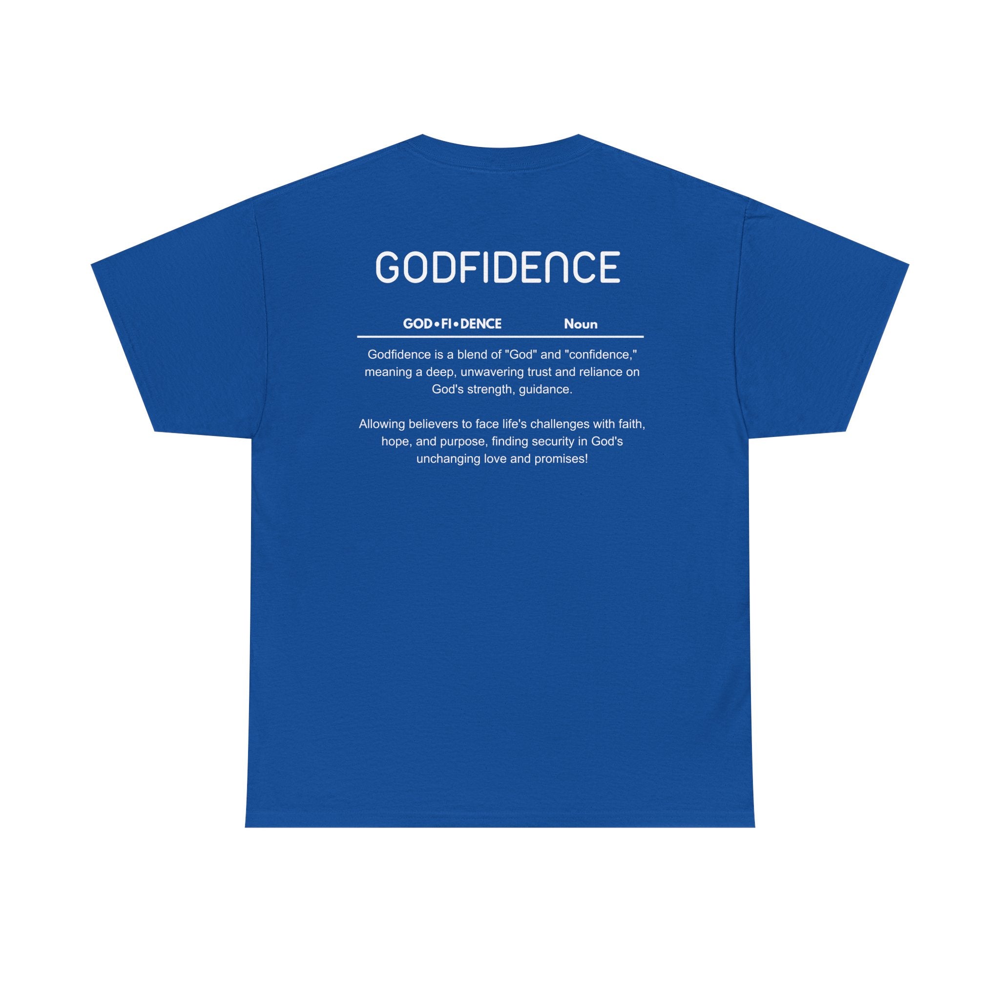 Godfidence definition tee | Christian faith shirt, faith-based typography
