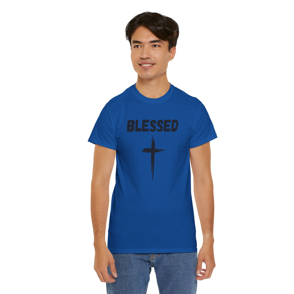 Blessed Cross T-Shirt — Christian Faith Tee