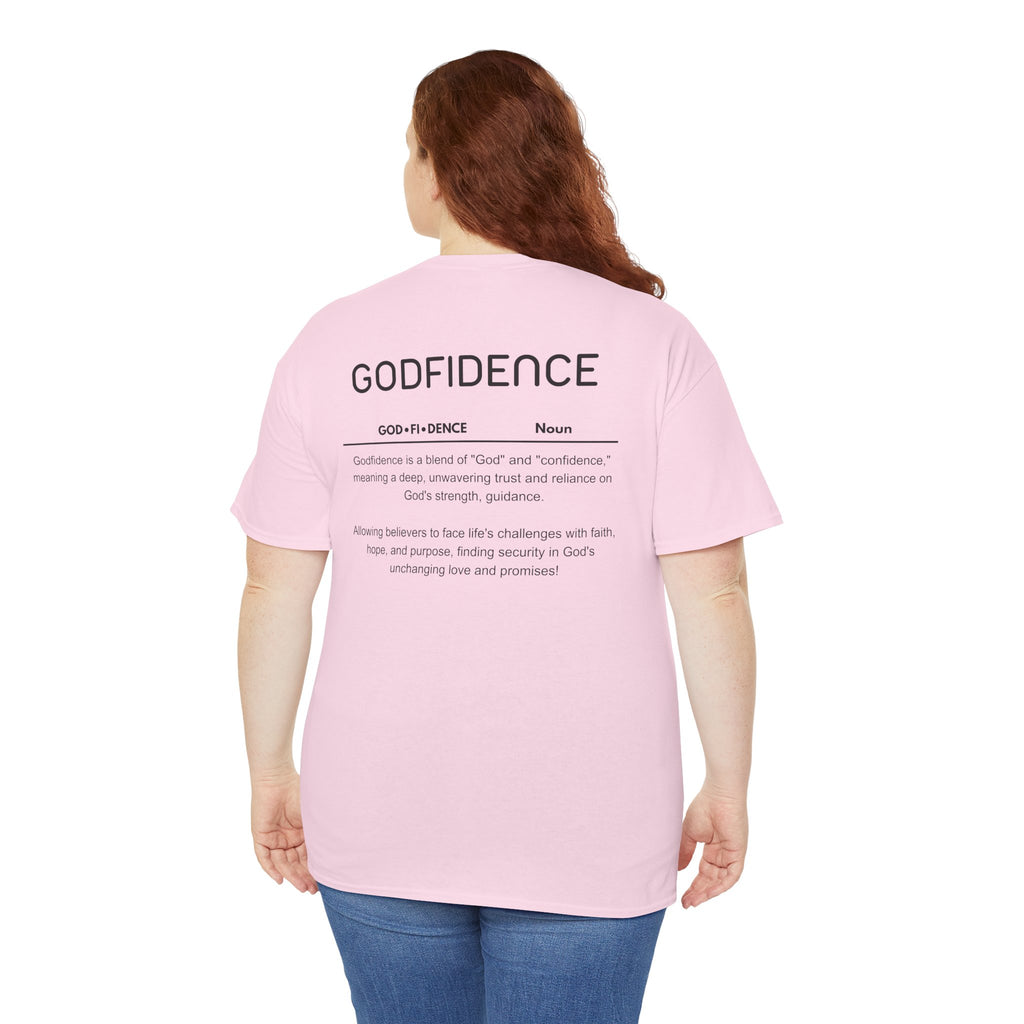 Godfidence definition tee | Christian faith shirt, faith-based typography