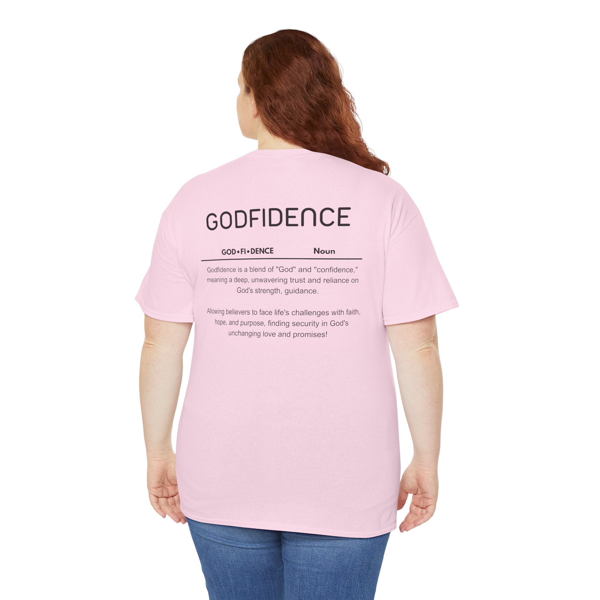 Godfidence definition tee | Christian faith shirt, faith-based typography