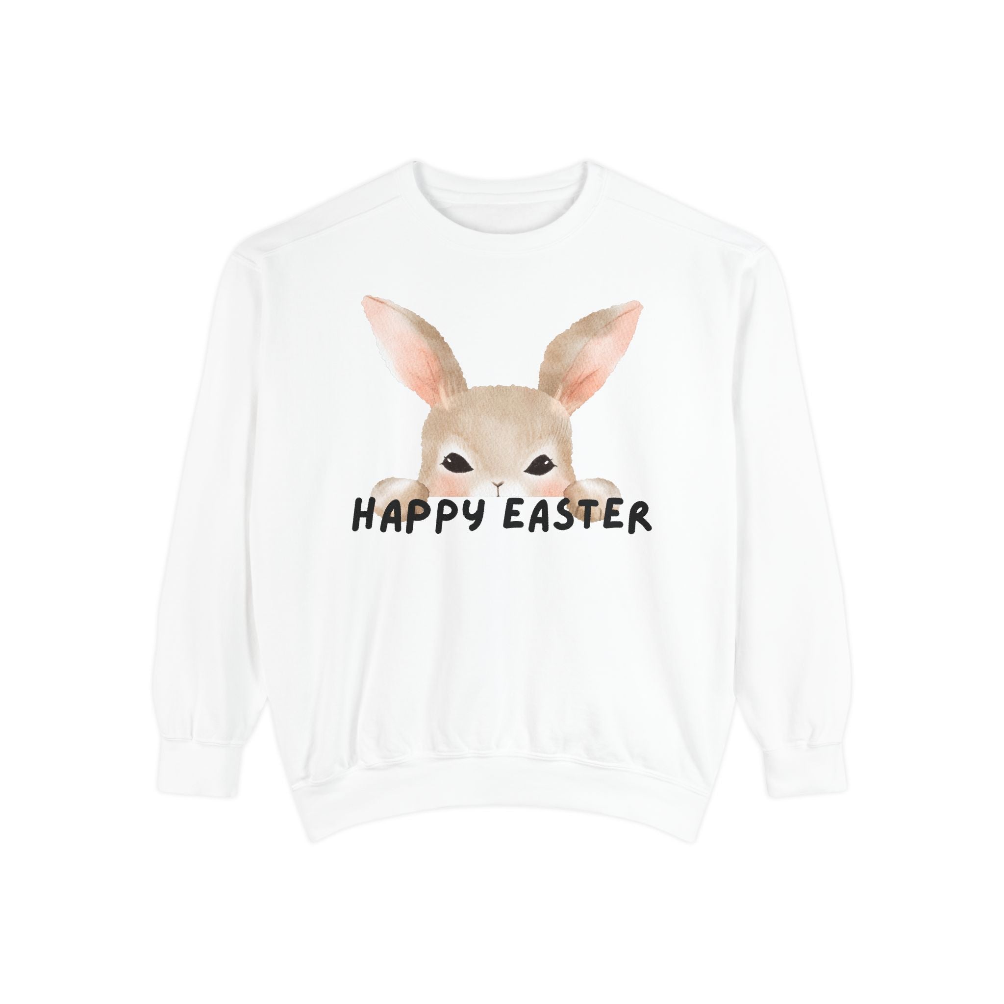 Easter Bunny Sweatshirt - 'Happy Easter' Cozy Holiday Pullover