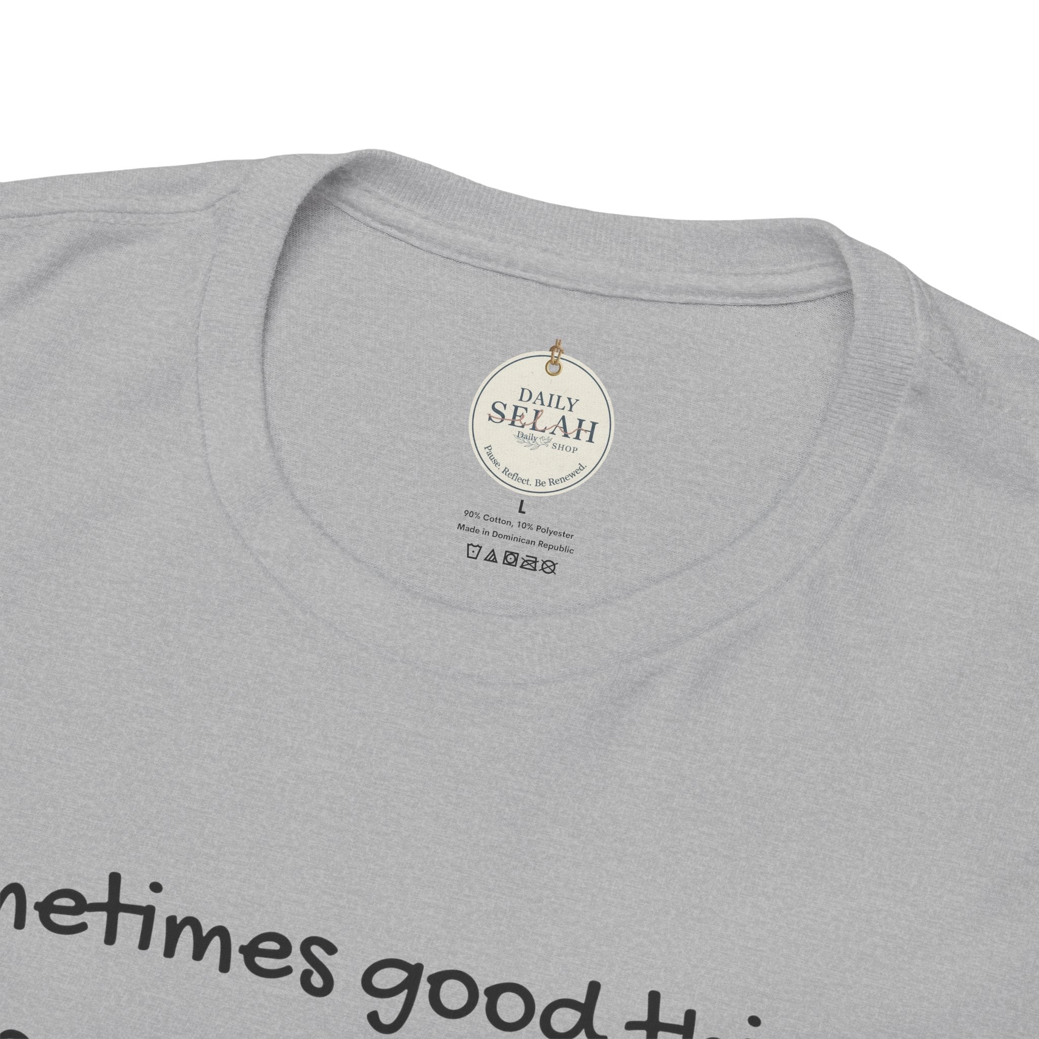 Inspirational Quote Tee — "Sometimes good things fall apart so better things can fall together"