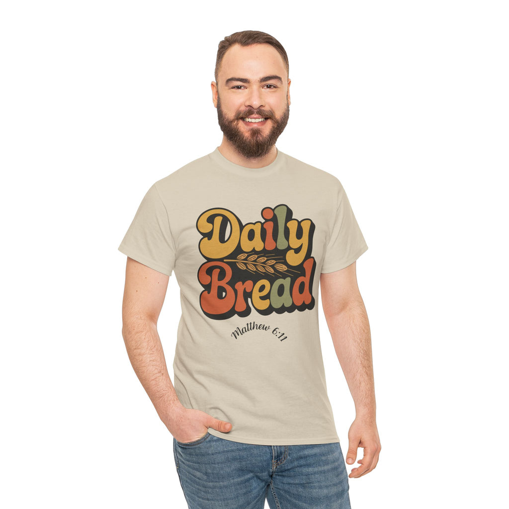 Daily Bread Shirt, Matthew 6:11, Retro Christian Shirt, Vintage Faith Shirt, Lord's Prayer Shirt, Christian Gift, Scripture Shirt