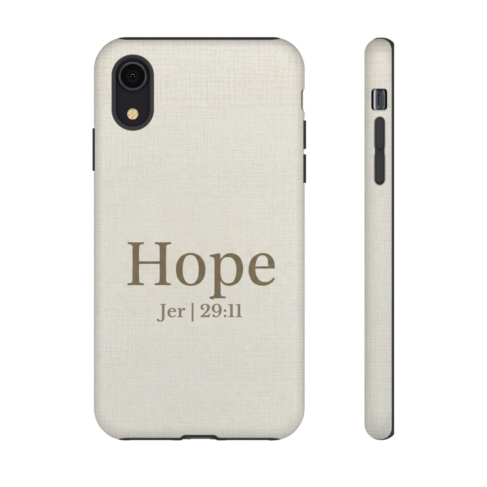 Hope (Jeremiah 29:11) Phone Case — Minimalist Christian Inspirational Cover