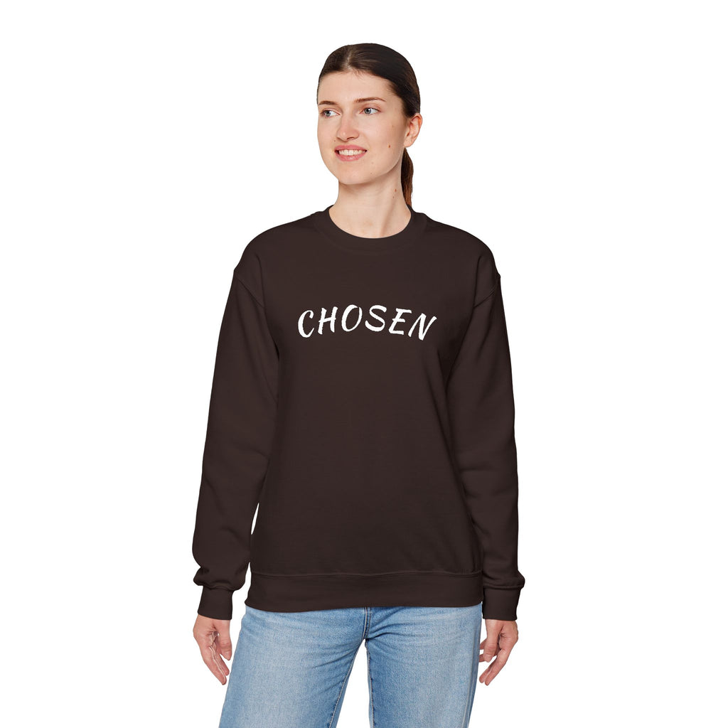 Embroidered - Chosen Crewneck Sweatshirt — Inspirational Pullover