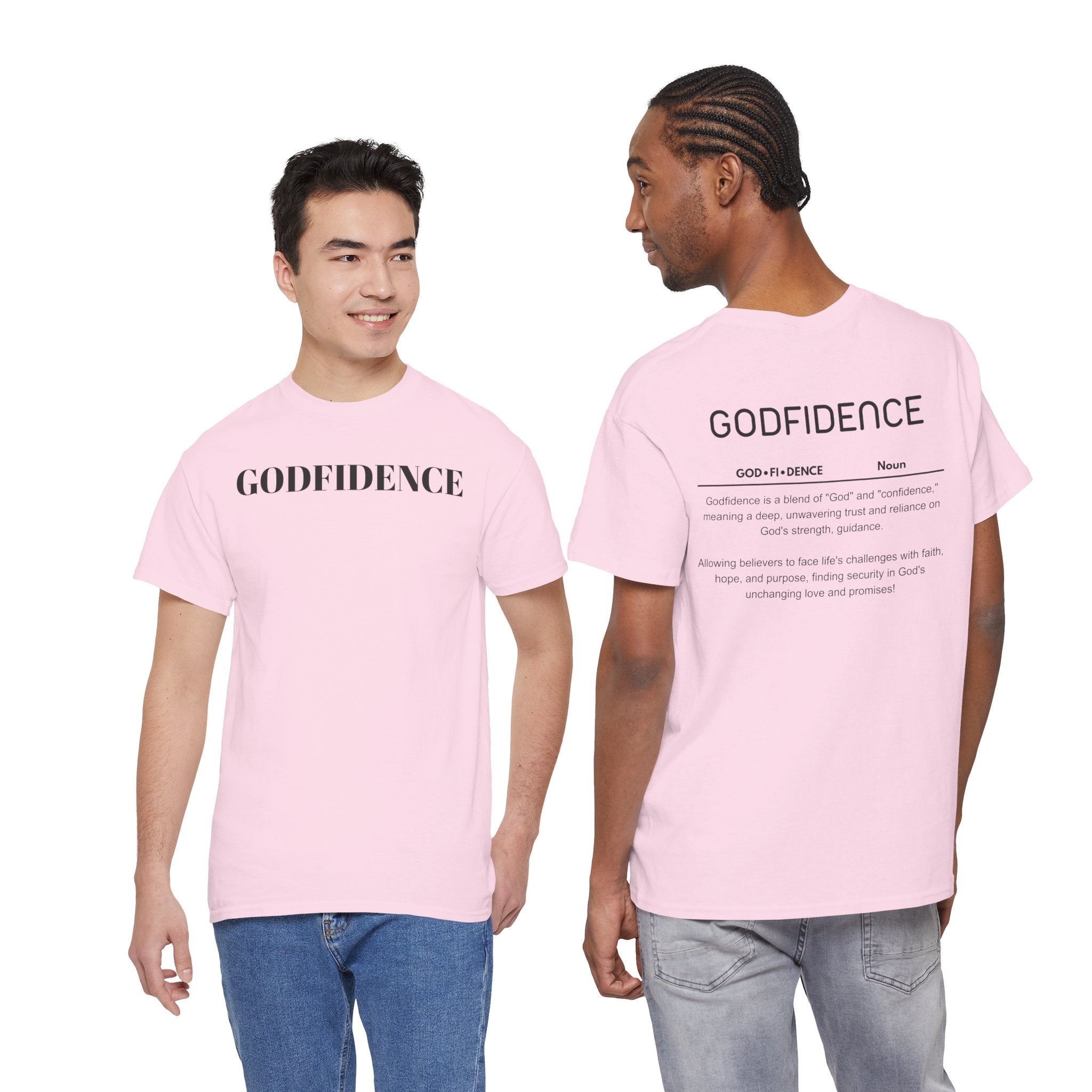 Godfidence definition tee | Christian faith shirt, faith-based typography