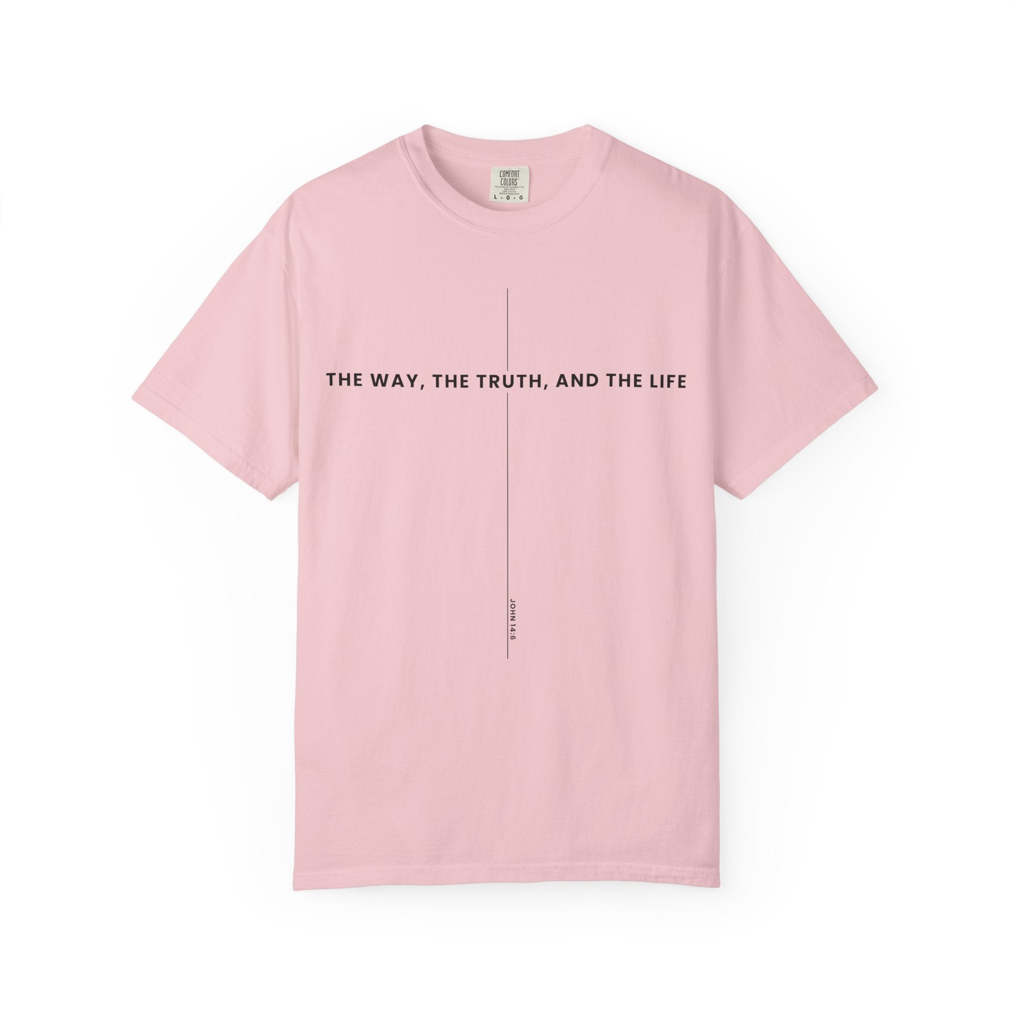 The Way The Truth And The Life T-shirt | Minimal Christian Scripture Tee