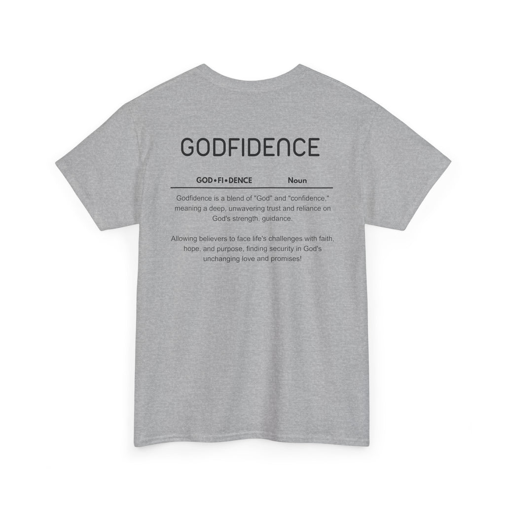 Godfidence definition tee | Christian faith shirt, faith-based typography