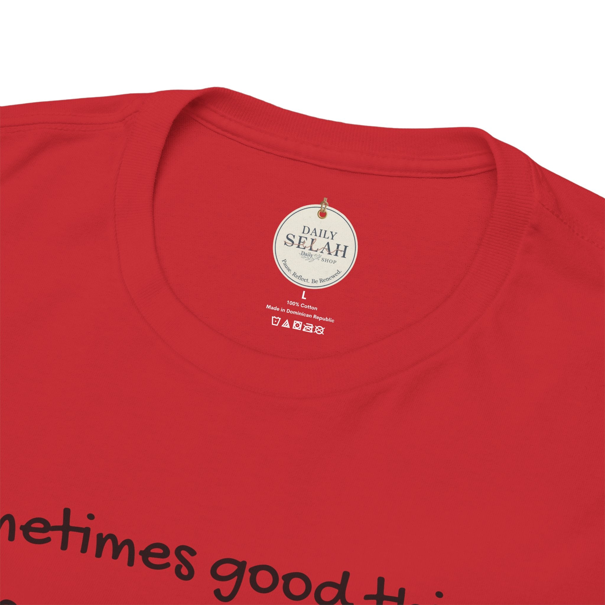 Inspirational Quote Tee — "Sometimes good things fall apart so better things can fall together"
