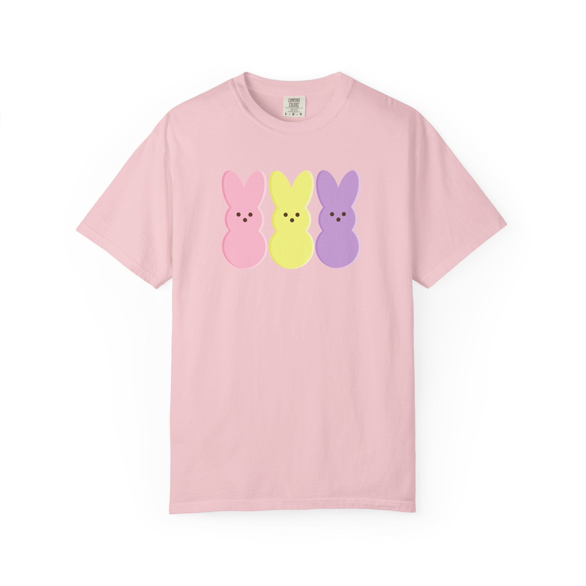 Easter Peeps Bunny T-Shirt — Pastel Marshmallow Bunny Tee (Comfort Colors)