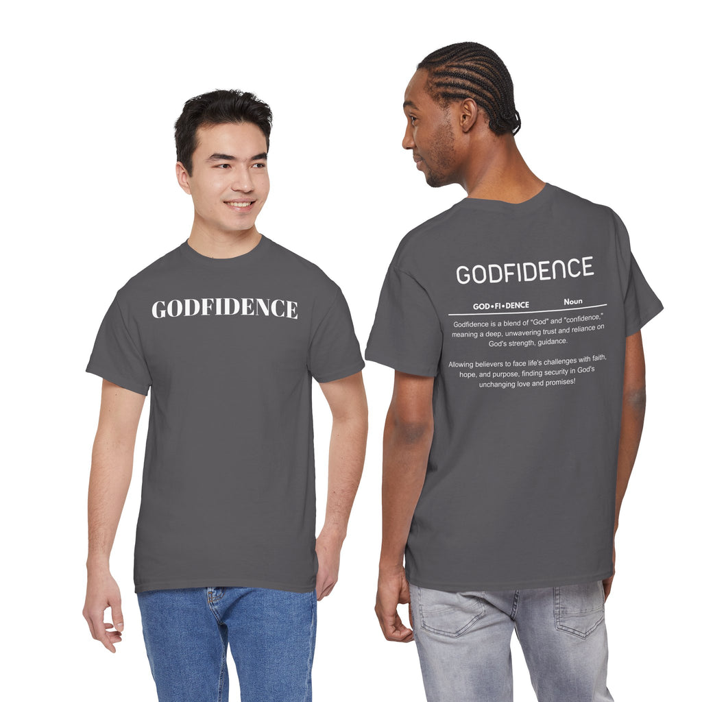 Godfidence definition tee | Christian faith shirt, faith-based typography