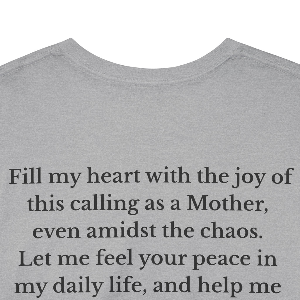 Mama Prayer T-Shirt — Front and Back Design Inspirational Christian Mom Tee with Back Prayer Quote - Mother's Day Gift