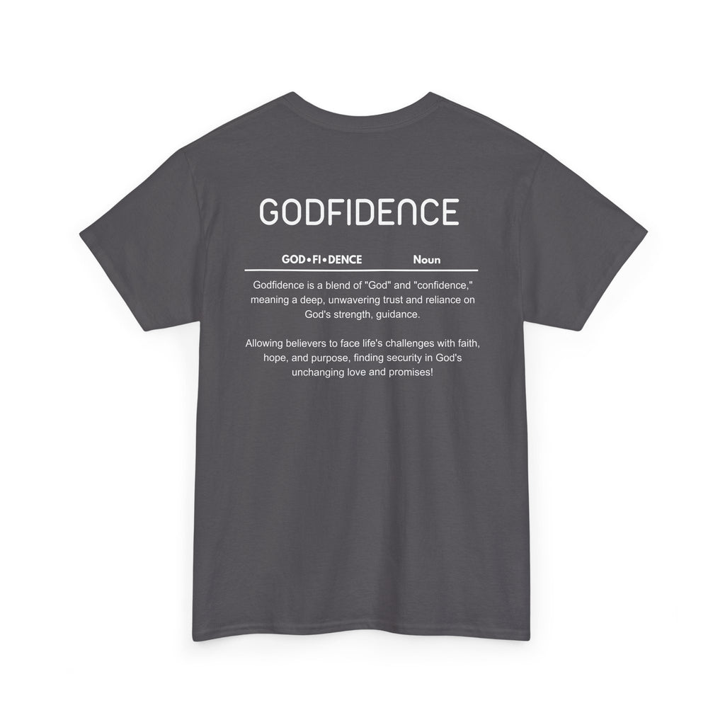 Godfidence definition tee | Christian faith shirt, faith-based typography