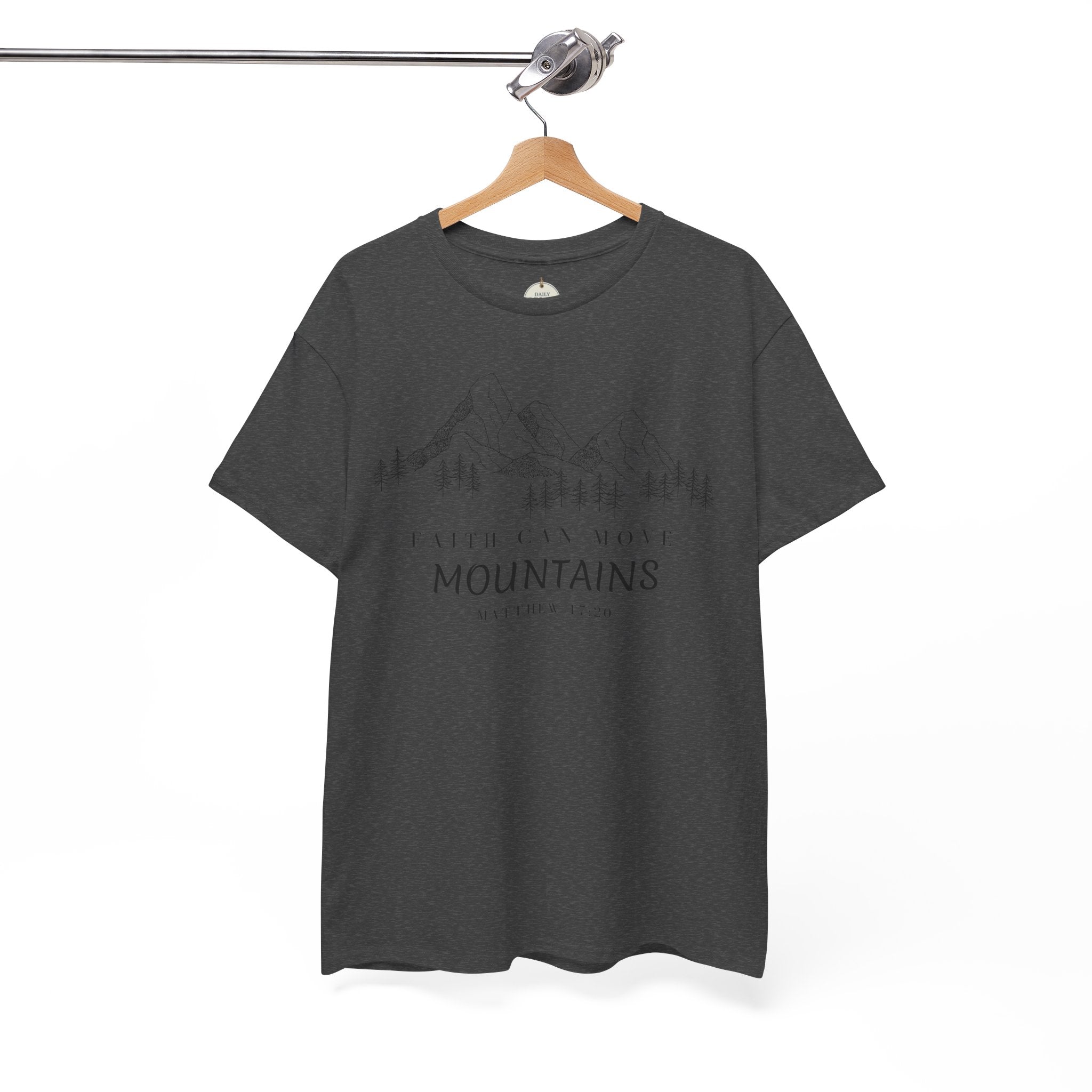 Faith Can Move Mountains T-Shirt | Christian Women's Tee