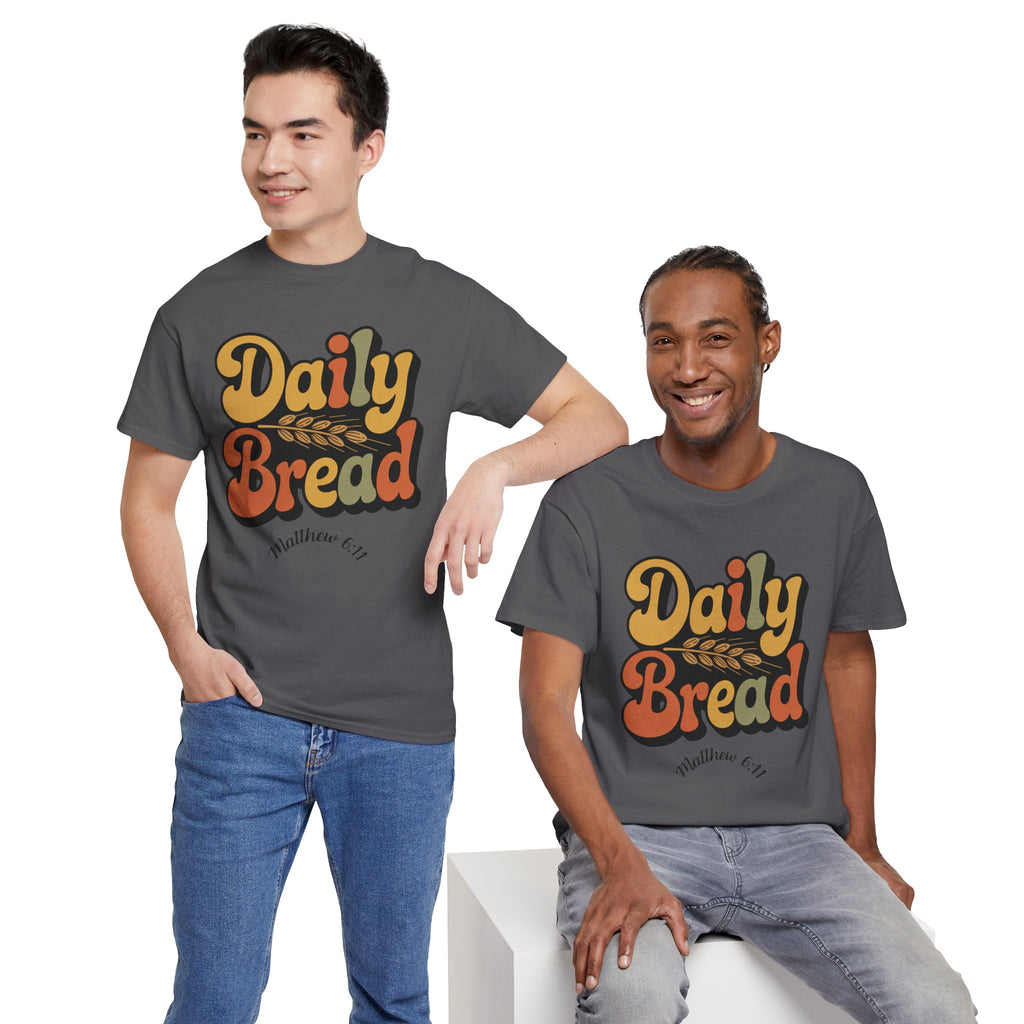 Daily Bread Shirt, Matthew 6:11, Retro Christian Shirt, Vintage Faith Shirt, Lord's Prayer Shirt, Christian Gift, Scripture Shirt