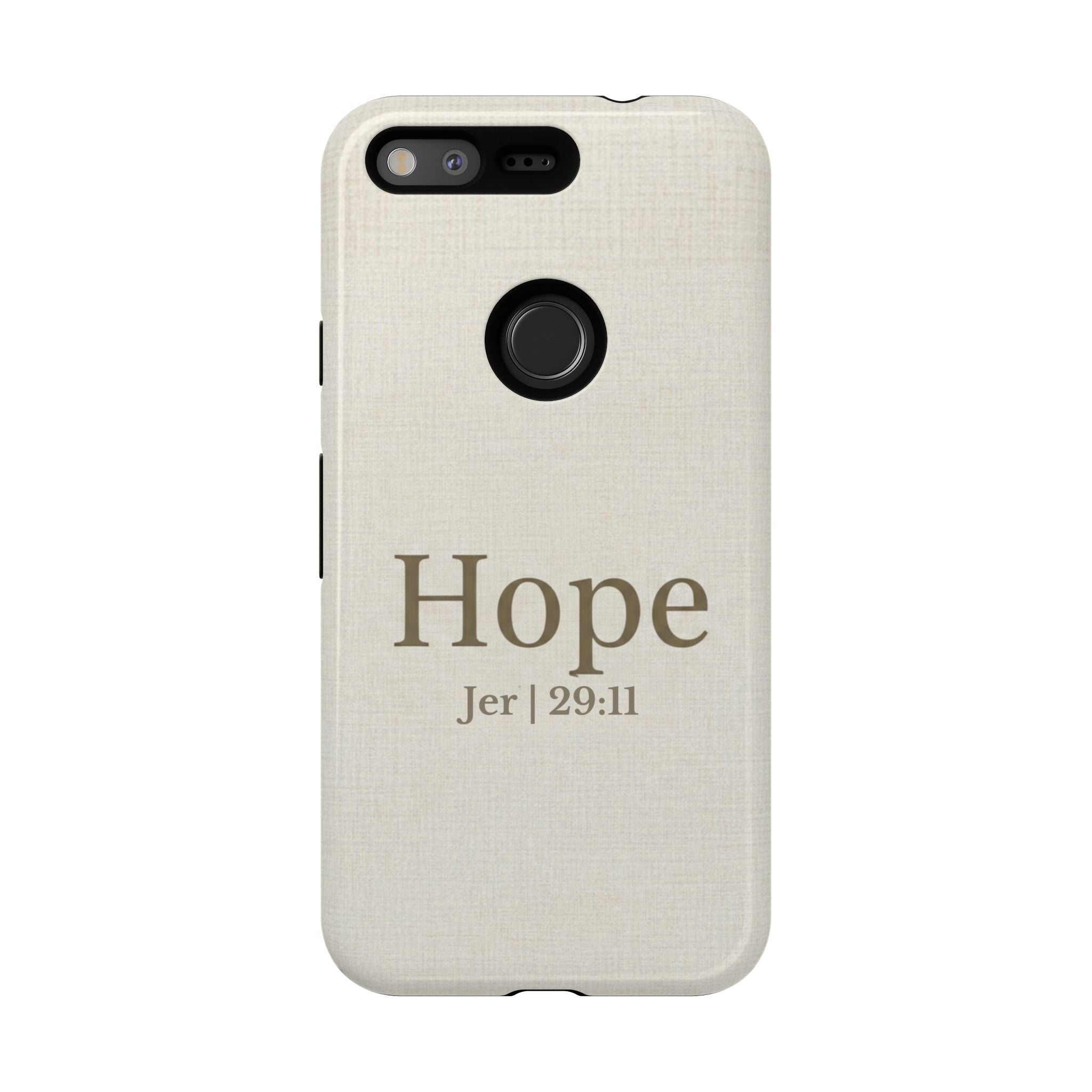 Hope (Jeremiah 29:11) Phone Case — Minimalist Christian Inspirational Cover